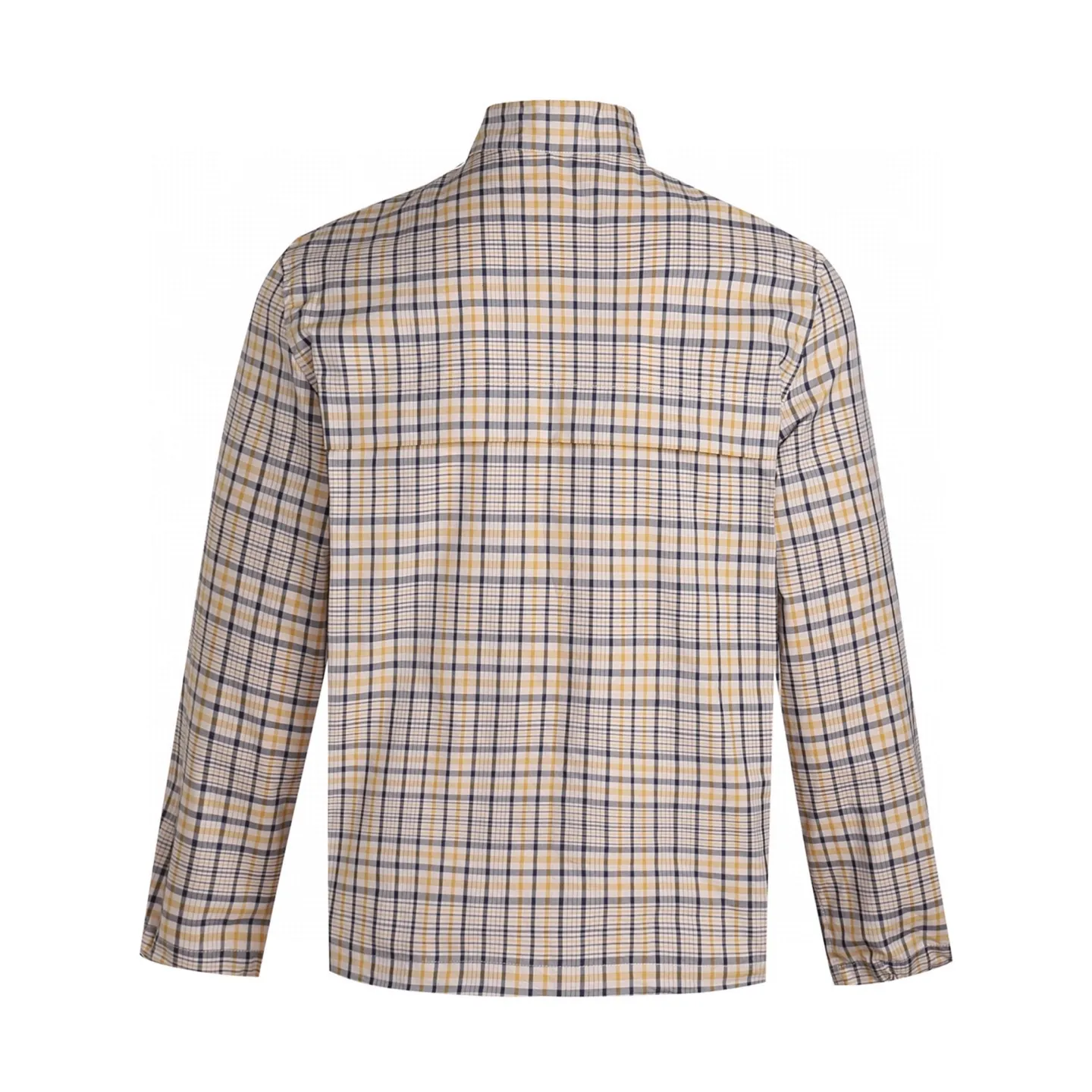 🅿️520 [Exclusive supply] CD diamond embroidered plaid stand collar jacket The original product was purchased for RMB 18,500 and developed. The fabric is made of custom-made beige cotton blend fabric, which feels comfortable and soft, skin-friendly and breathable. It is decorated with beige and navy blue patterns throughout, and is decorated with iconic logo embroidery on the chest. It has a two-way zipper opening and closing, with engraved zipper pullers, side zipper pockets, drawstring cuffs and hem. It can be matched with many types of clothing to create a fashionable look. Customized accessories, complete with three labels, same style for men and women! Size:S/M/L/XL