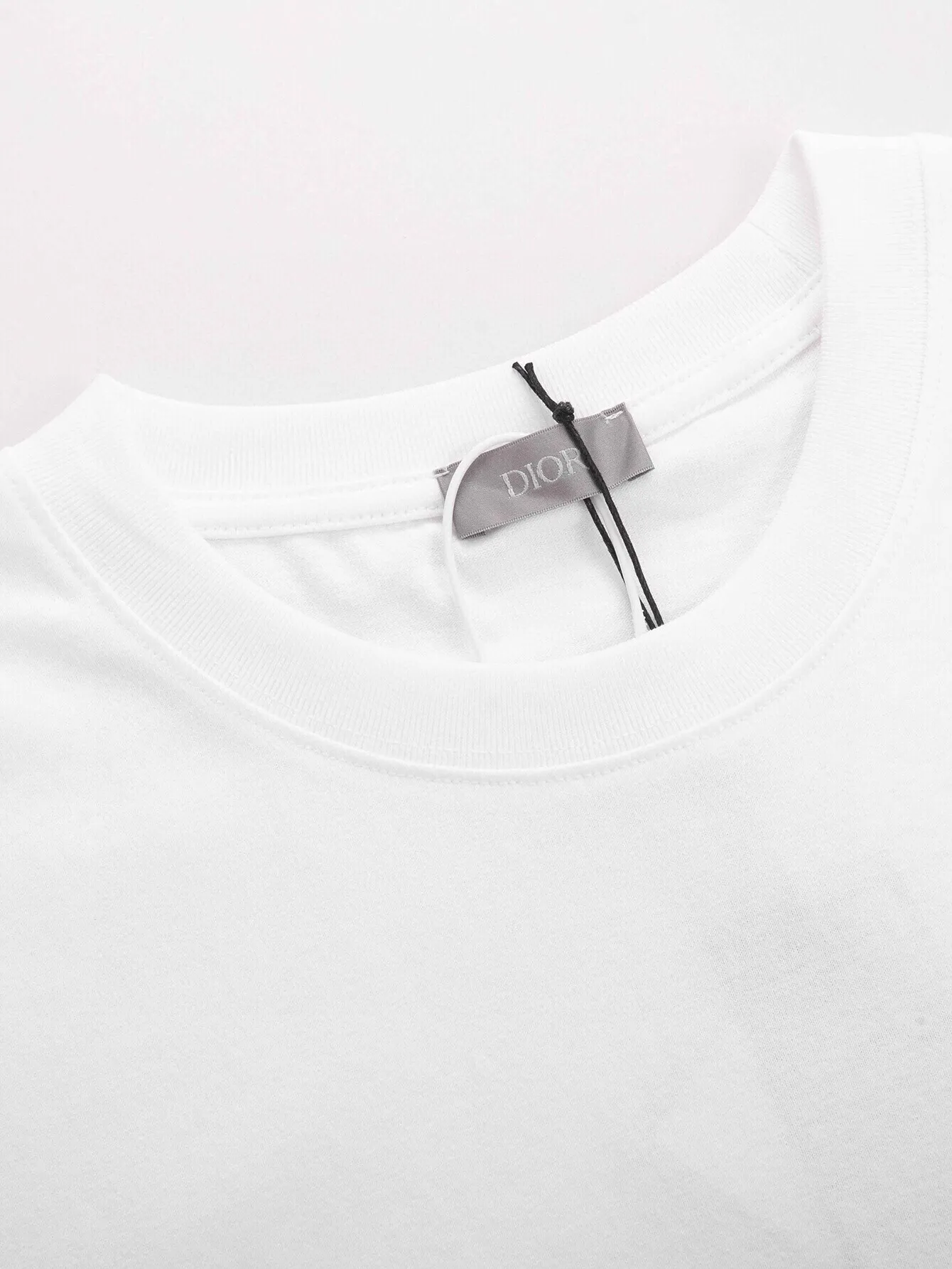 🅿️240 (ZP version) cabinet pressure-free version - Dior Dior 24 latest official website Three-dimensional embroidered short-sleeved T-shirt with chapter on the chest, same style for men and women - Used 300g of the original washed 100% cotton custom-dyed double yarn fabric Threads are dyed in the same vat with zero color difference Exclusive quality difference currency Welcome to compare - Color: white apricot blue - Size: S M L XL