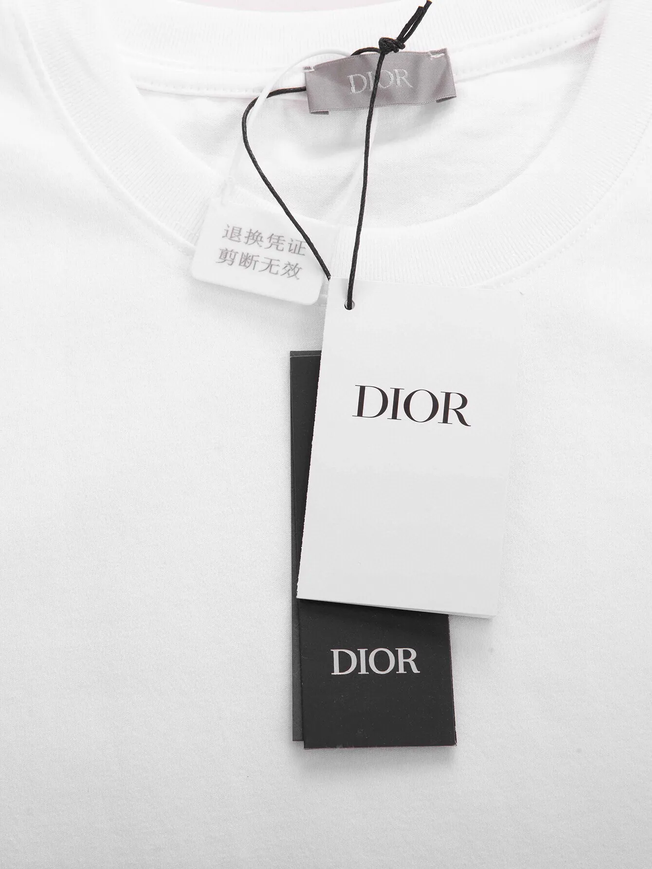 🅿️240 (ZP version) cabinet pressure-free version - Dior Dior 24 latest official website Three-dimensional embroidered short-sleeved T-shirt with chapter on the chest, same style for men and women - Used 300g of the original washed 100% cotton custom-dyed double yarn fabric Threads are dyed in the same vat with zero color difference Exclusive quality difference currency Welcome to compare - Color: white apricot blue - Size: S M L XL