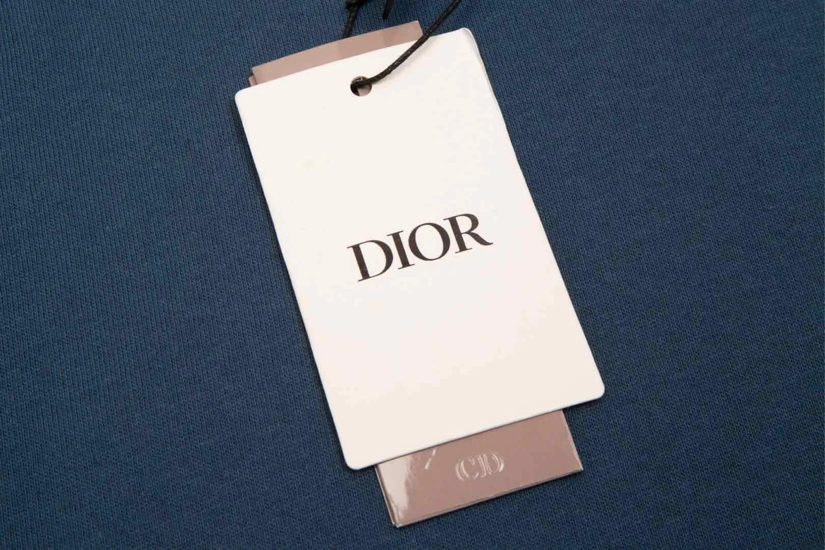 🅿️180 High-quality DIOR/Dior new series logo three-dimensional embroidered short-sleeved T-shirt, pure cotton double yarn fabric, using high-density thread embroidery, loose version, full set of accessories, soft and thick fabric, complete with three standards, same size for men and women. Size xs s m l