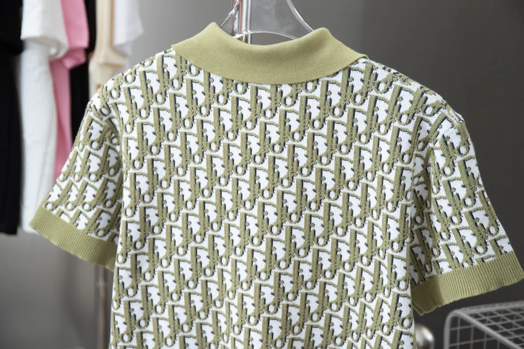 🅿️230 High quality 𝐷‍𝑜*25 new arrivals in early spring. Woolen T-shirt with three-dimensional logo all over. Slim fit, made of 100% cotton yarn🧵. The texture and skin-friendly feeling are excellent. The density is very high. It is a must-have summer item for everyone. S M L XL