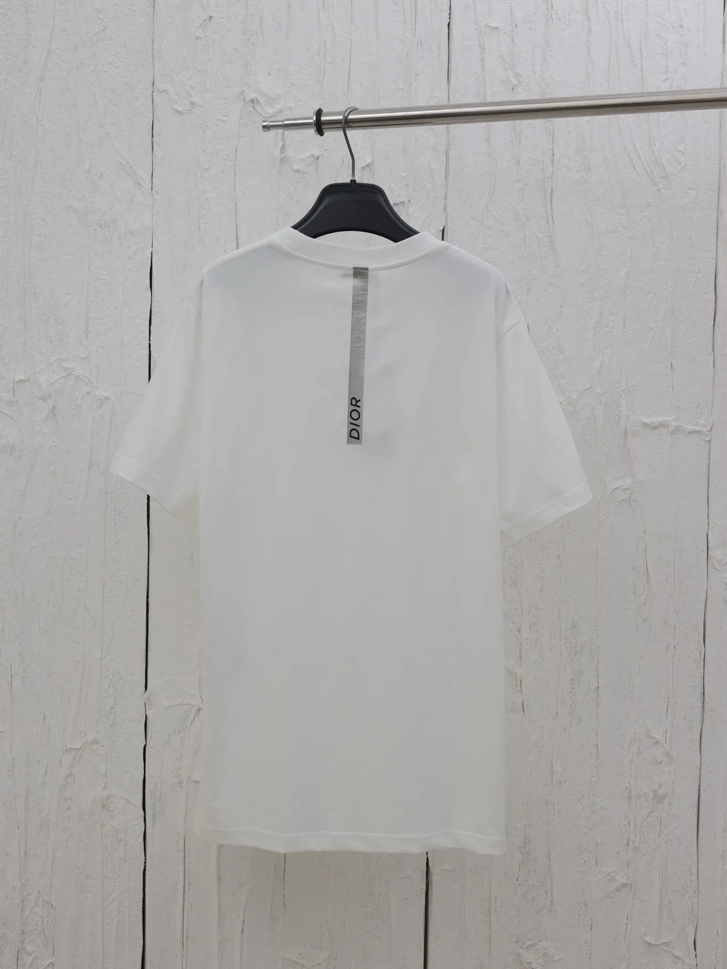 🅿️250 Dio*/Dior 25SS micro-label embroidered short-sleeved T-shirt, color-matched dyed fabric, jacquard flat machine thread, round neck vertical version, full set of accessories! Using 100% cotton fabric, multi-dimensional testing to compare color difference issues, and debugging the final restoration effect Size: S/M/L/XL