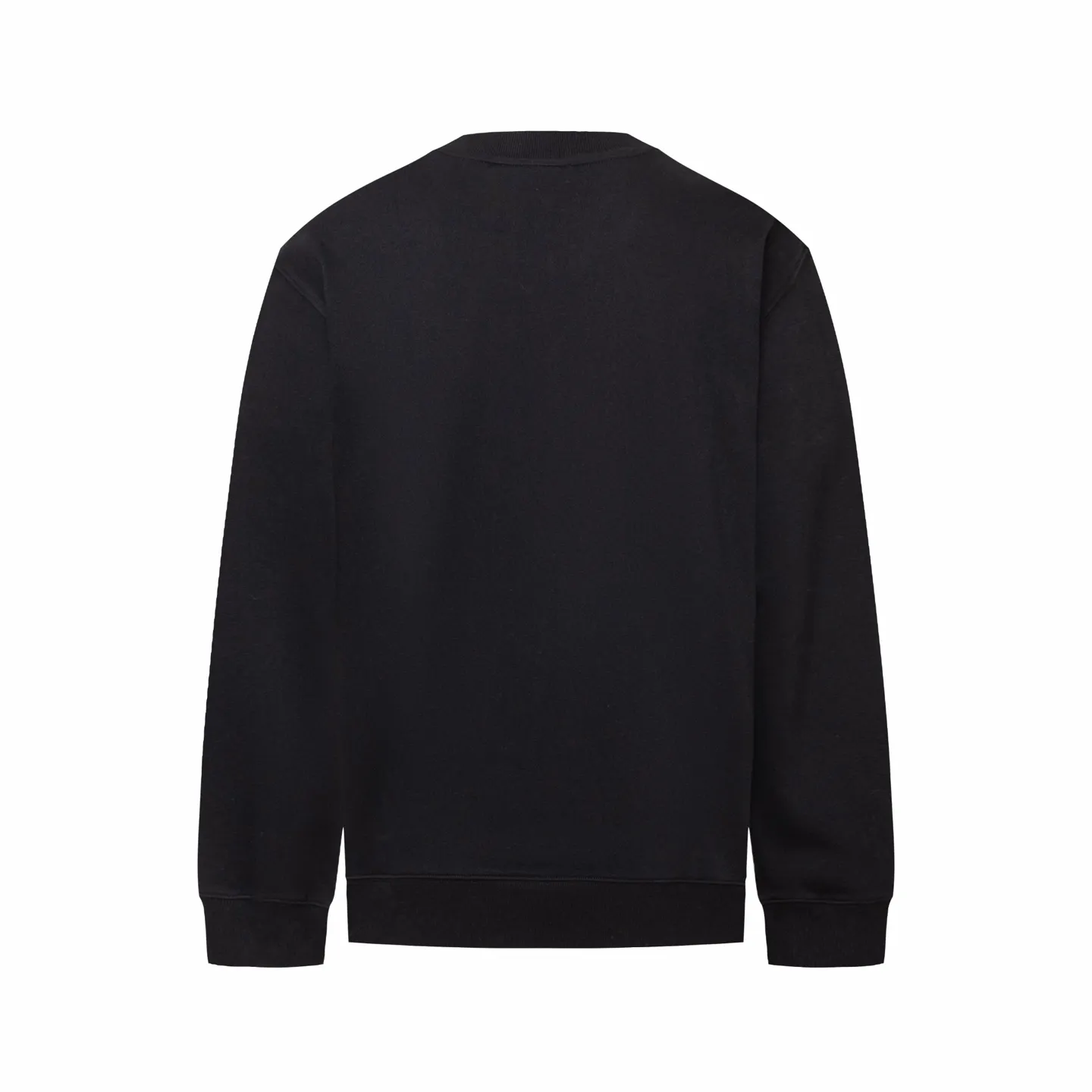 🅿️340 CD logo embroidered crew neck sweatshirt (black) The fabric is made of high-quality black cotton fleece fabric, which is soft and comfortable to the touch, bringing a warm wearing experience. The fabric is made of 100% cotton, which has good breathability and skin-friendliness. The sweatshirt adopts a regular fit design and is discreetly decorated with the same-tone CD Icon embroidery logo on the chest, showing exquisite craftsmanship in every detail. The collar, cuffs and hem are all designed with ribbed edges, which not only enhances the crispness of the overall silhouette, but also keeps the clothing durable and without deformation. Exquisite sewing technology ensures that every seam is smooth and firm, reflecting the brand's strict requirements for quality. This sweatshirt not only retains the comfort of sports and leisure, but also shows the texture of high fashion through exquisite detail processing, making it suitable for daily wear in various occasions. Size:S-M-L-XL