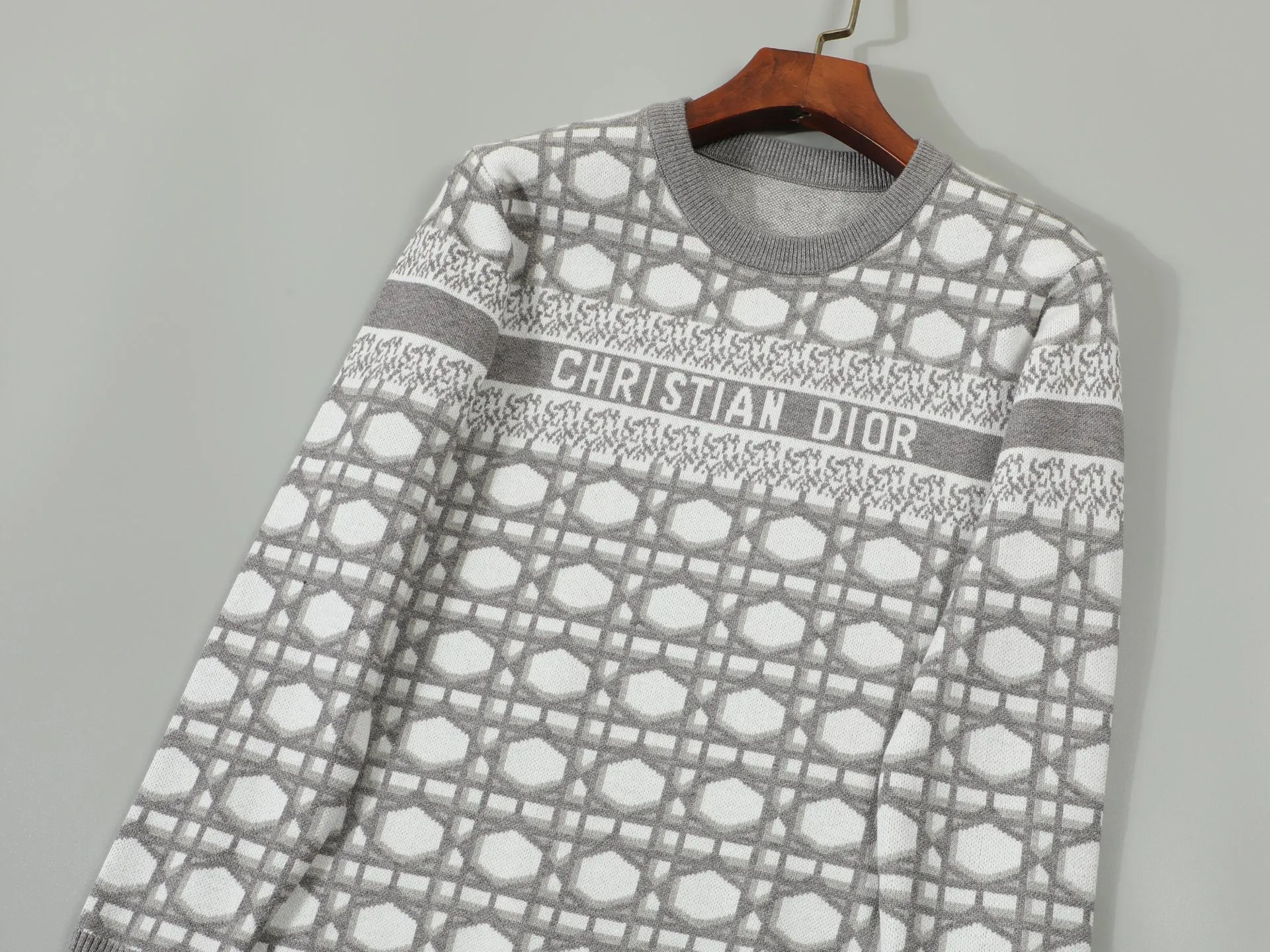 🅿️250 DIO•R, sweater, style number M2246#, size: M-XXXL, fabric: Modal. Anti-pilling, color: gray