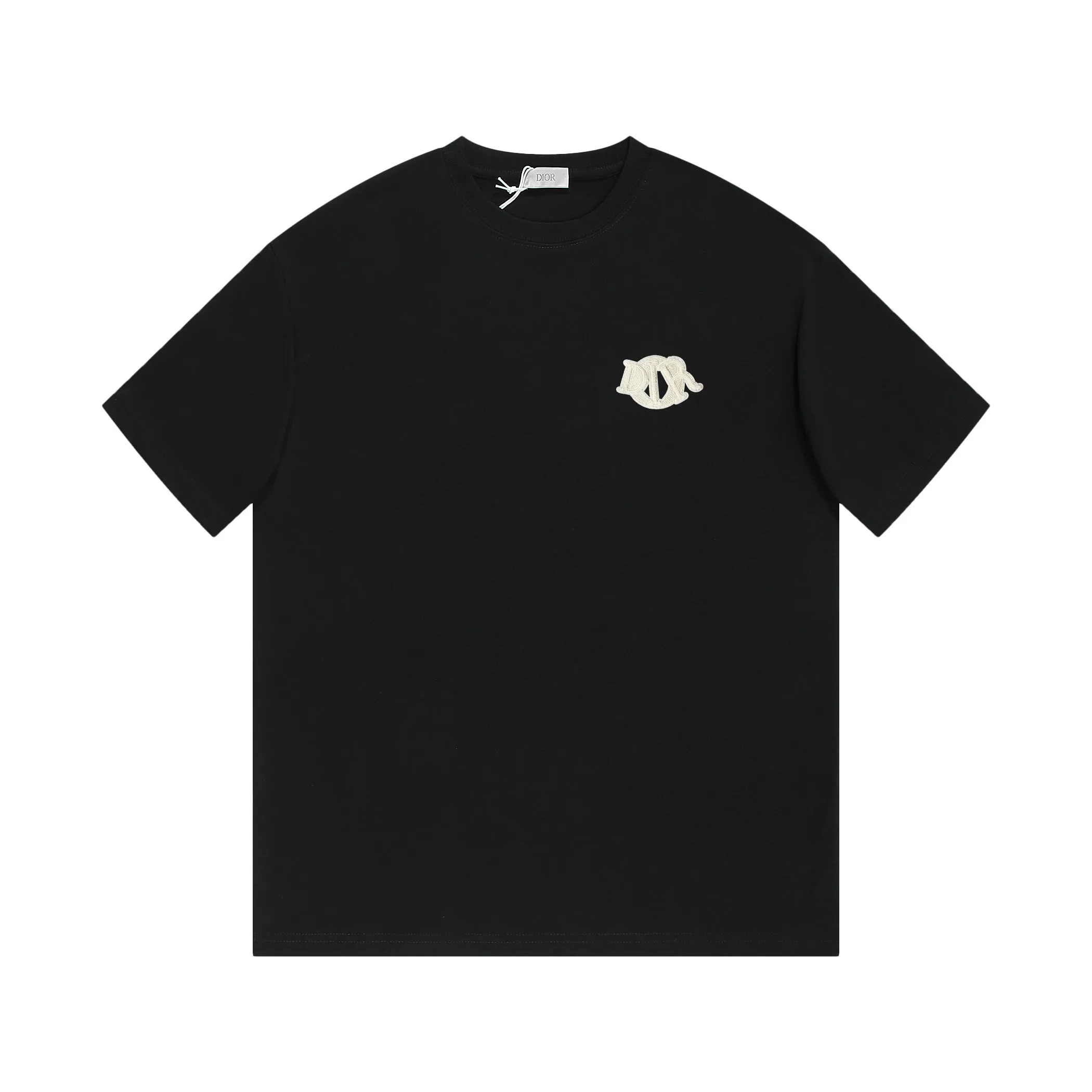 🅿️170 DIOR Dior new embroidered letters‼ ️Short-sleeved T-shirt® *Customized 280g cotton fabric, the fabric is soft, skin-friendly and comfortable *Laminated letter logo on the front *A very simple and elegant one that is unparalleled in terms of upper body comfort, interpreting your luxury and taste, and creating your fashionable charm. ⚠️Washing method: It is recommended to dry clean or wrap the reverse side in a laundry bag and machine wash it quickly in cold water and let it dry naturally! ⚠️ Unisex style 𝐂𝐎𝐋𝐎𝐔𝐑: White Black 𝐒𝐈𝐙𝐄: S-XL