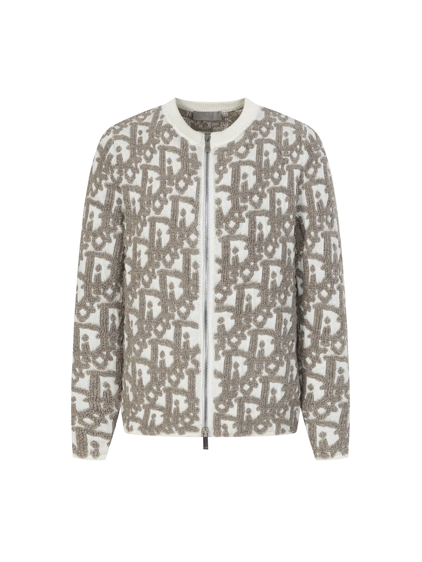 🅿️610 [Wool] Dior Oblique jacquard sweater jacket. Custom-woven cotton suet blend. Excellent texture. Comfortable and close to the skin. With the intertwined color charm of rice and coffee as the core. Like a delicate Impressionist painting. Encounter the Dior Oblique pattern covering the body. Delicate interweaving. A dazzling array. Derived from the profound cultural heritage of the Dior brand. Two-way zipper closure to demonstrate smart style. Weave the poetry and warmth of autumn and winter to accompany you to encounter every elegance. Craft 1: Jacquard tissue imported from Germany. Precisely control the arrangement and interweaving of yarns. Carefully interweave on the loom. Dior Oblique jacquard art pattern inlay makes the fabric more vivid and three-dimensional. Craft 2: Use towel embroidery craft, a traditional hand embroidery technology. Embroidery is done using stitches and is completed by changing the hooking action of a special machine head. The coils are interlocked one by one, thus bringing a towel-like texture and effect. Process 3: Curved thread structure By changing the stitching and yarn arrangement during the knitting process, the yarns present a curved distribution in the fabric. Process 4: Garment washing water softening and deodorizing process. Use professional washing equipment and specific detergents to deep clean and deodorize the clothes to improve the feel and appearance of the clothes. Accessories: Customized Dior zipper Customized Dior trademark Version: Loose version Size: S M L XL