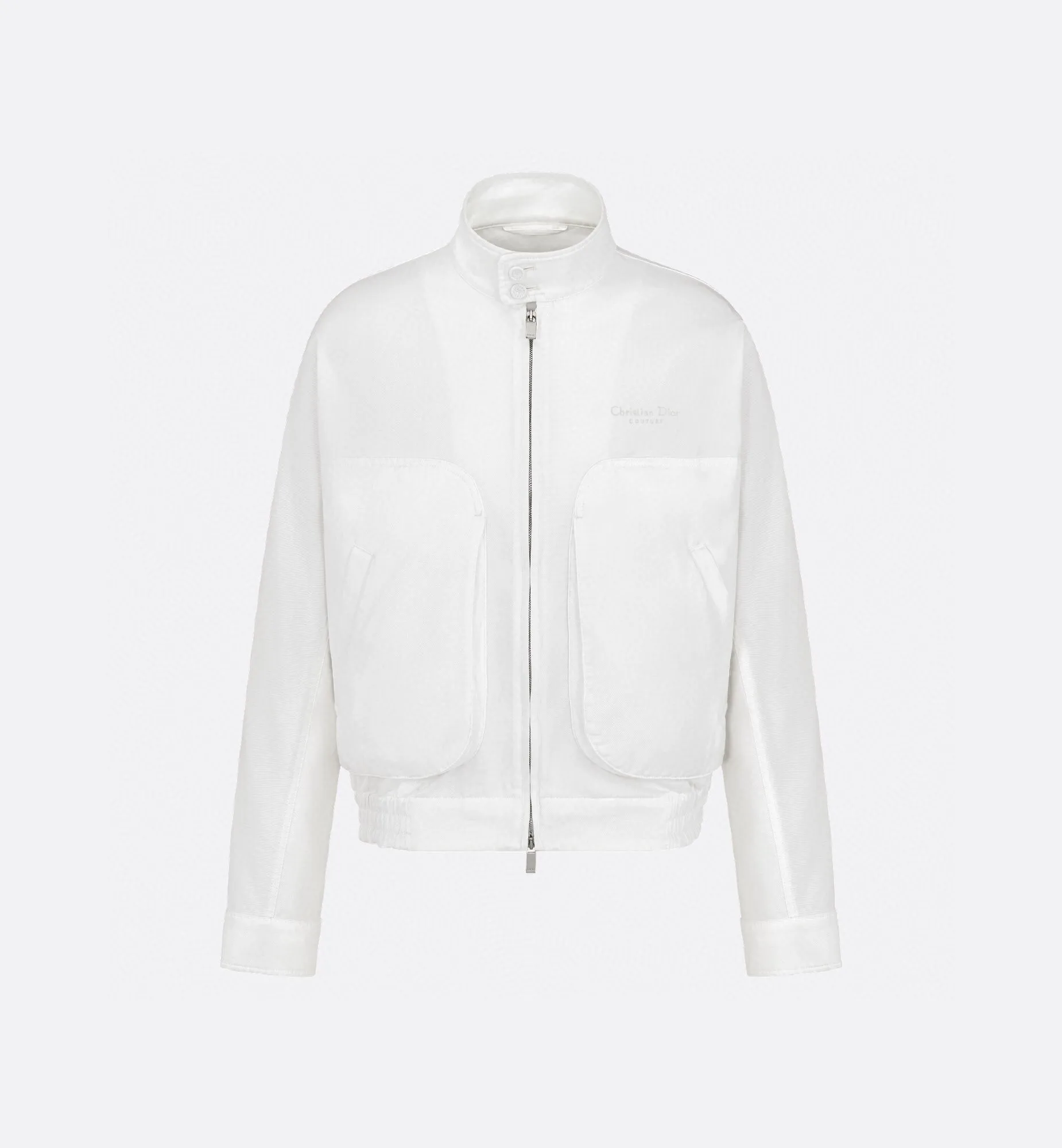 🅿️660 white background photo shooting🎬 (only high-quality products🔥ZP version, no pressure to get in and out of the cabinet) -Dior official website new models at the same time. Letters embroidered woven fabric bomber jacket, same style for men and women -YB molding fabric details are the same. Full set of accessories customized to distinguish the market currency. Welcome to compare -Color white -Code number 46 48 50 52