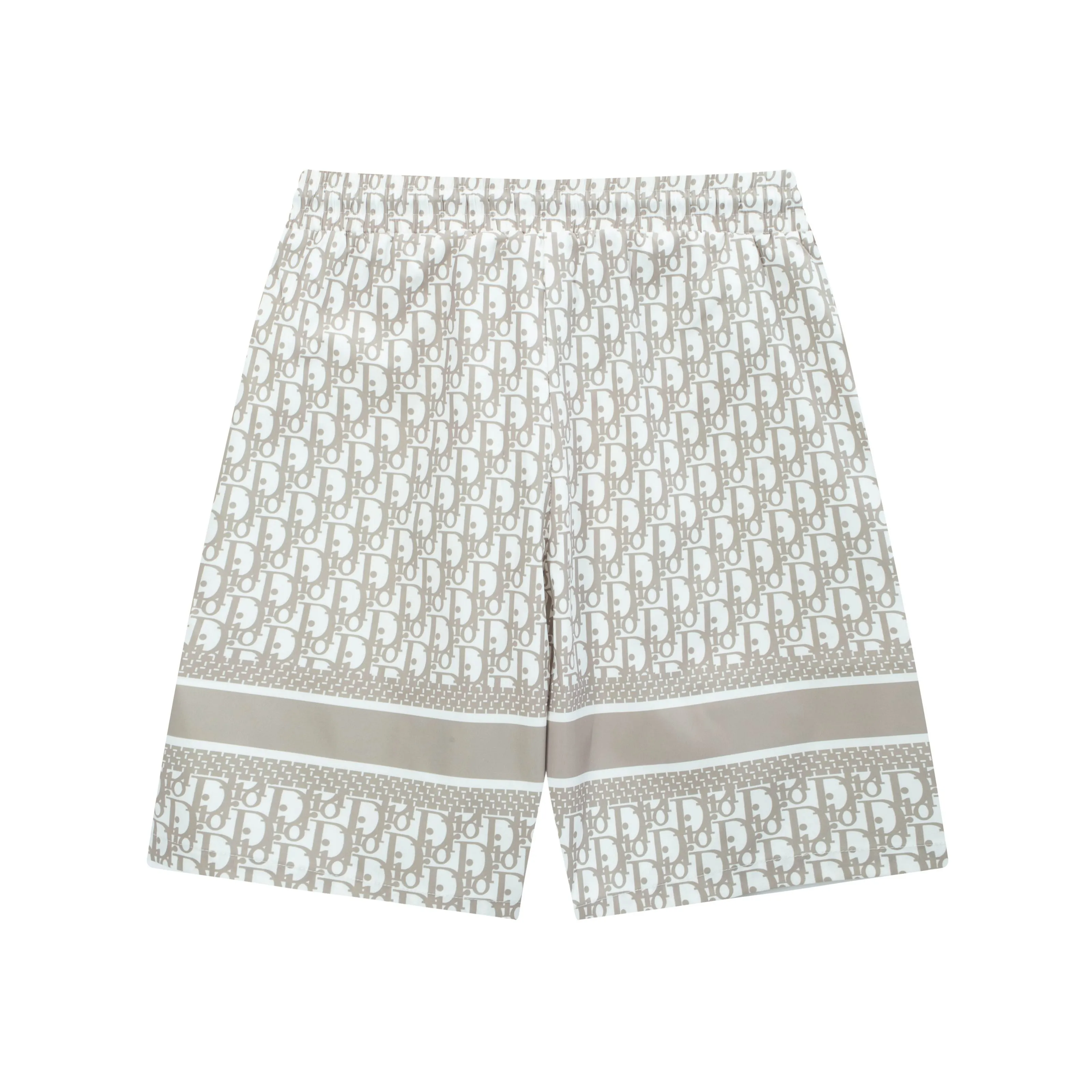 🅿️160 2025 DiOR Dior's new quick-drying beach shorts, customized fabrics, with presbyopic craftsmanship and logo printed all over. The version is tight and three-dimensional, with straight stripe splicing. The customized trouser cord hardware has strong texture and smoothness. The upper body is comfortable and breathable. It has a concave and convex three-dimensional feel. It is fashionable and casual. Color: apricot blue. Size: M-4XL