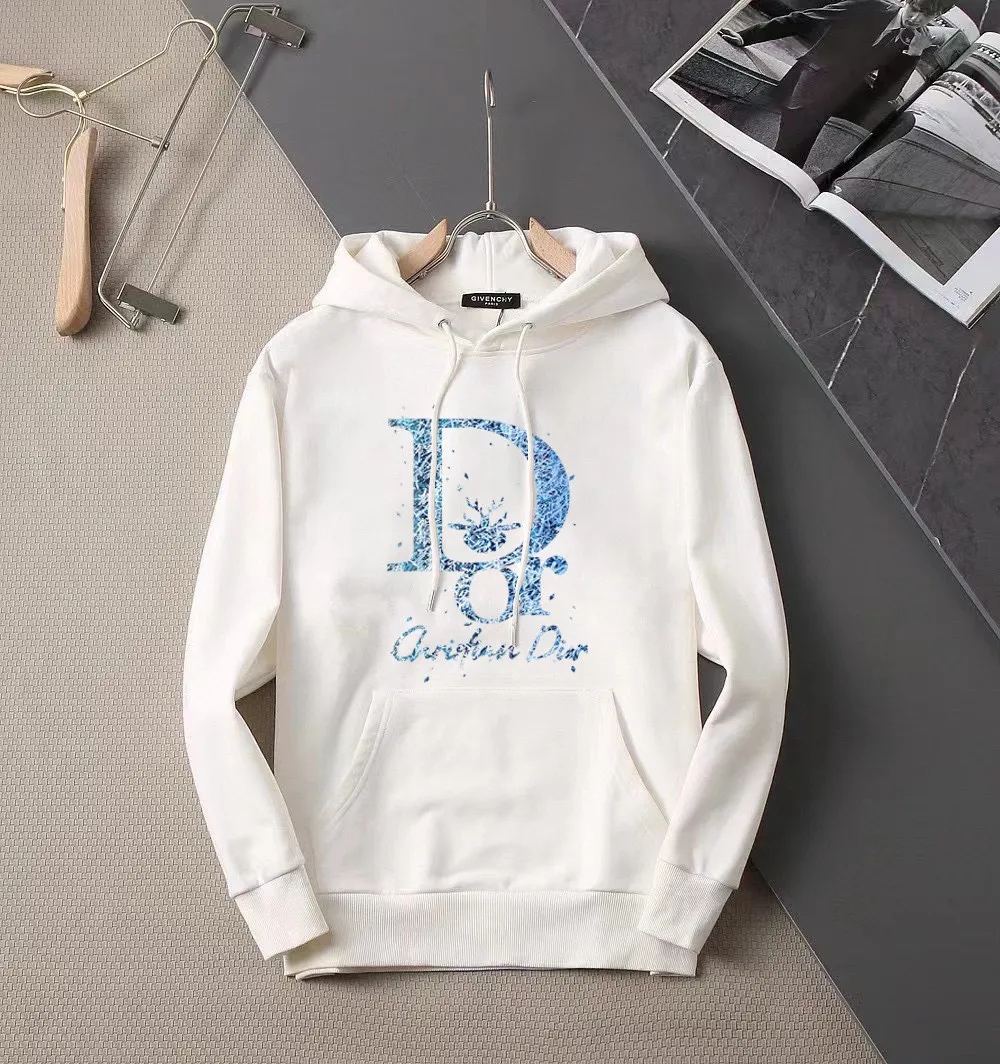 🅿️240 brand [DIOR Dior] (good news for fat people) 2025ss autumn latest long-sleeved round-neck sweatshirt, on sale simultaneously on the official website. Refreshing and breathable. Made of top Tencel Roman. Comfortable and soft. 3D three-dimensional clarity. Super fashion sense. Great for gifting and keeping for yourself. Size: M-5XL (can wear up to 220 pounds)