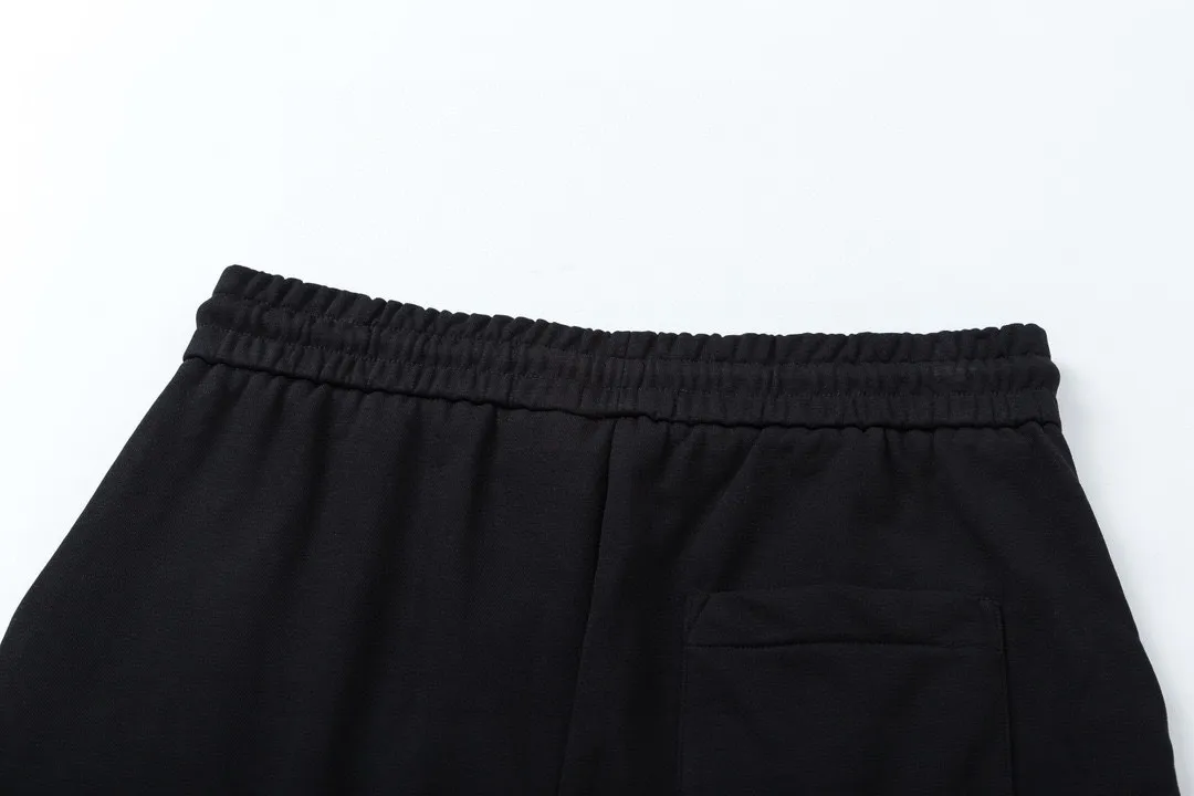 🅿️200 DIOR Dior classic hot style light luxury CD printed letter logo essential for daily commuting for men and women casual shorts ·Customized terry fabric ·Elastic + drawstring adjustable waist ·Waist label hangtag and three wash marks complete Color: Black Size: XS S M L
