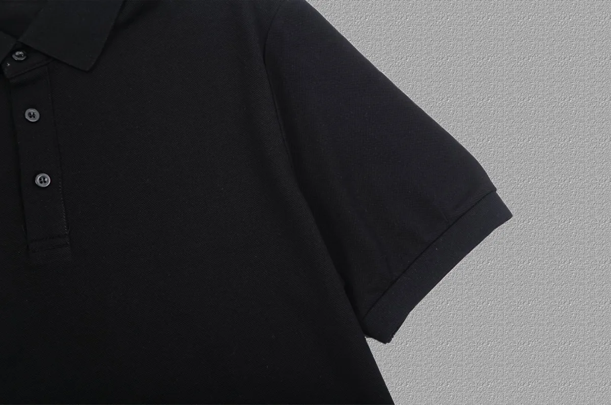 🅿️220 [Dior] 2025FW short-sleeved lapel polo shirt Color: Black White Size: S-XXL