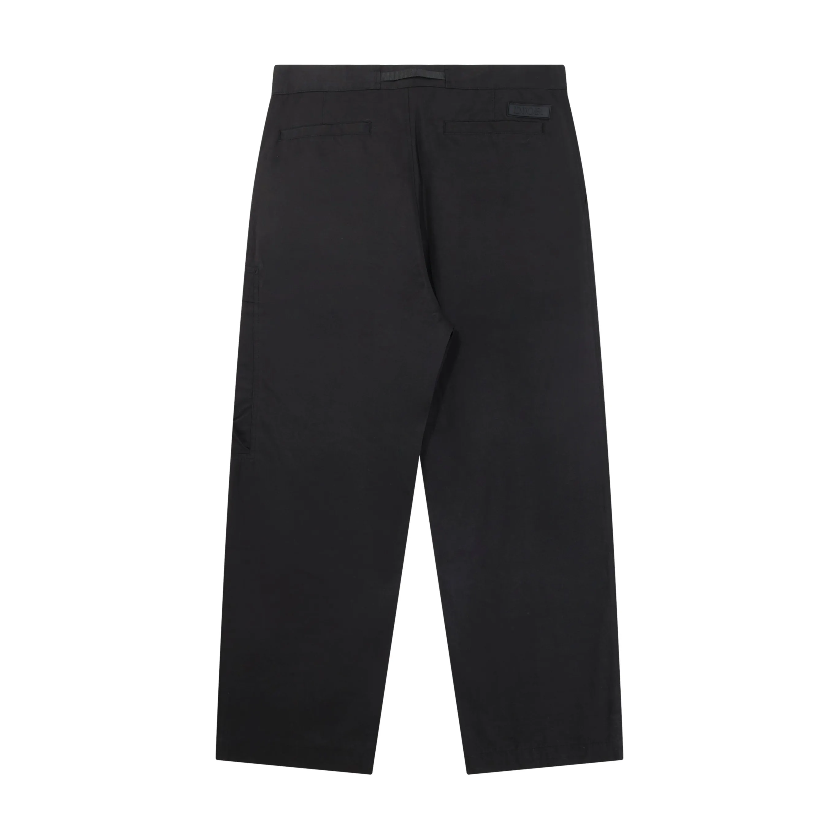 🅿️260 High-quality new DIO*CD belt metal buckle saddle pocket overalls casual trousers. This is a new product in the 2024 winter series. It incorporates Dir's high-end aesthetic style and reinterprets the classic logo. Crafted from black cotton-blend, they feature saddle pockets on the legs and a Dir rubber patch on the back for a unique look. Wear with pieces from the collection for a casual look. Front practical saddle pocket with buckle, Dir rubber patch, hidden zipper and hook closure, side slip pockets and rear hidden pocket, 51% nylon, 49% cotton, trim: 100% synthetic leather, black, unisex! Size SIZE: XS S ML