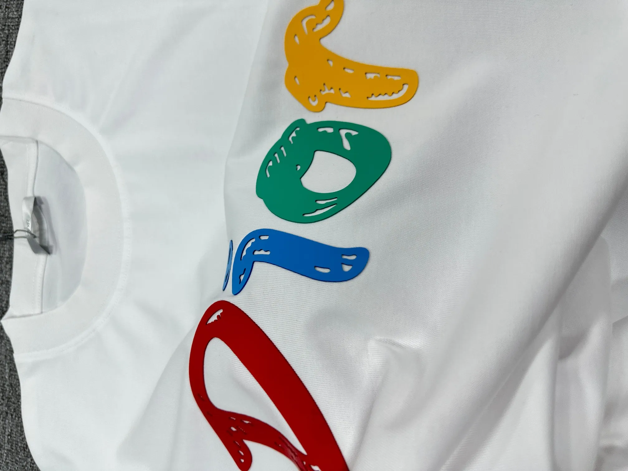 🅿️180 Dio* Dior 2025 spring and summer new style Classic colorful letters thick plate three-dimensional silicone technology Simple and elegant Customized double yarn plain cotton fabric Short-sleeved T-shirt Unisex Color: Black White Size: S (90-130 catties) M (120-150 catties) L (140-165 catties) XL (160-180 catties) XXL (180-210 pounds)