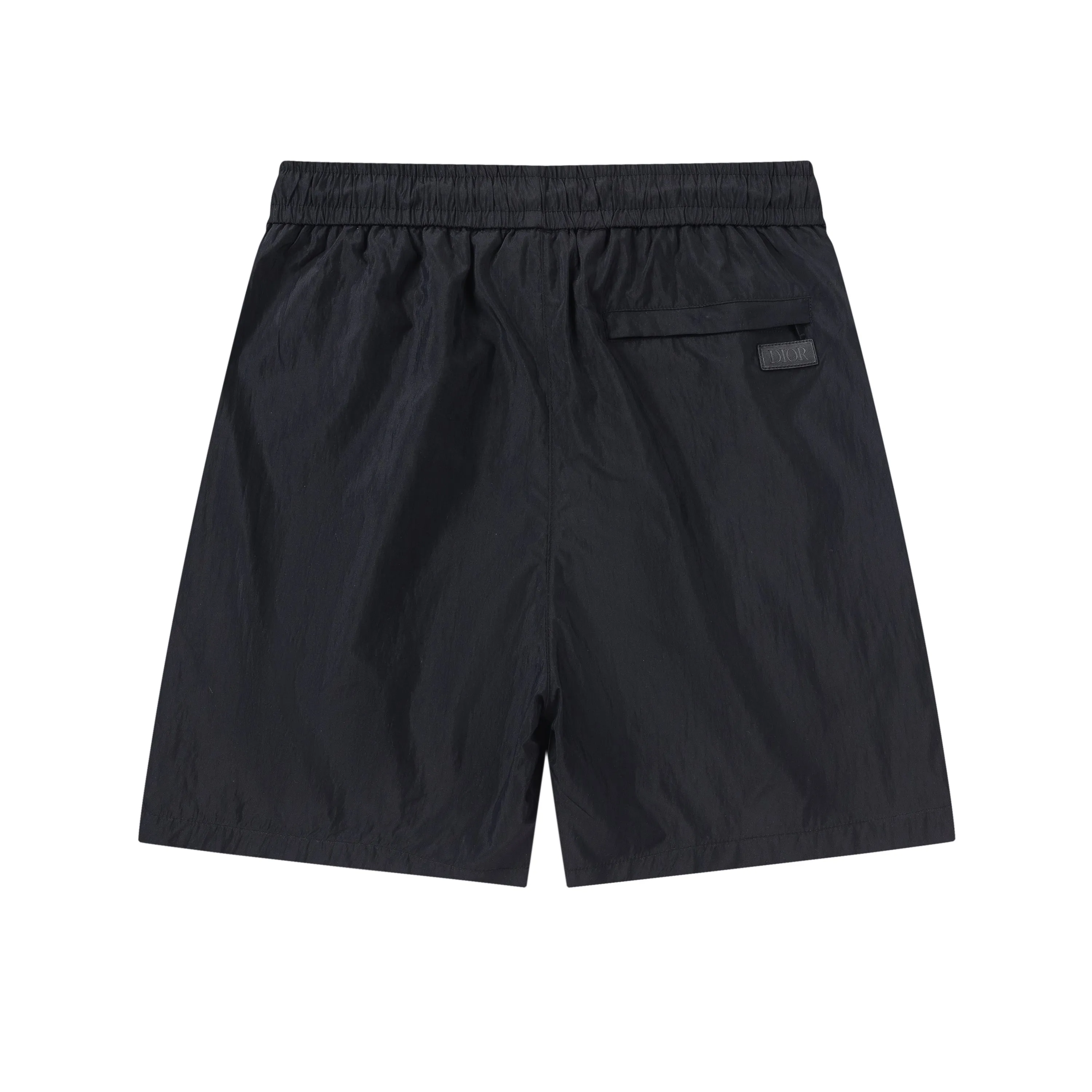 🅿️210 DiRO Dior 2025 spring and summer logo embroidery. New fashionable beach shorts, with lining and mesh shorts! The official website is synchronized with the original 1-1 replica, the original hardware is selected from high-quality polyester fiber fabrics, with a delicate feel, a must-have item for summer, and the upper body effect is super handsome! Color: Black White Size: S M L XL XXL