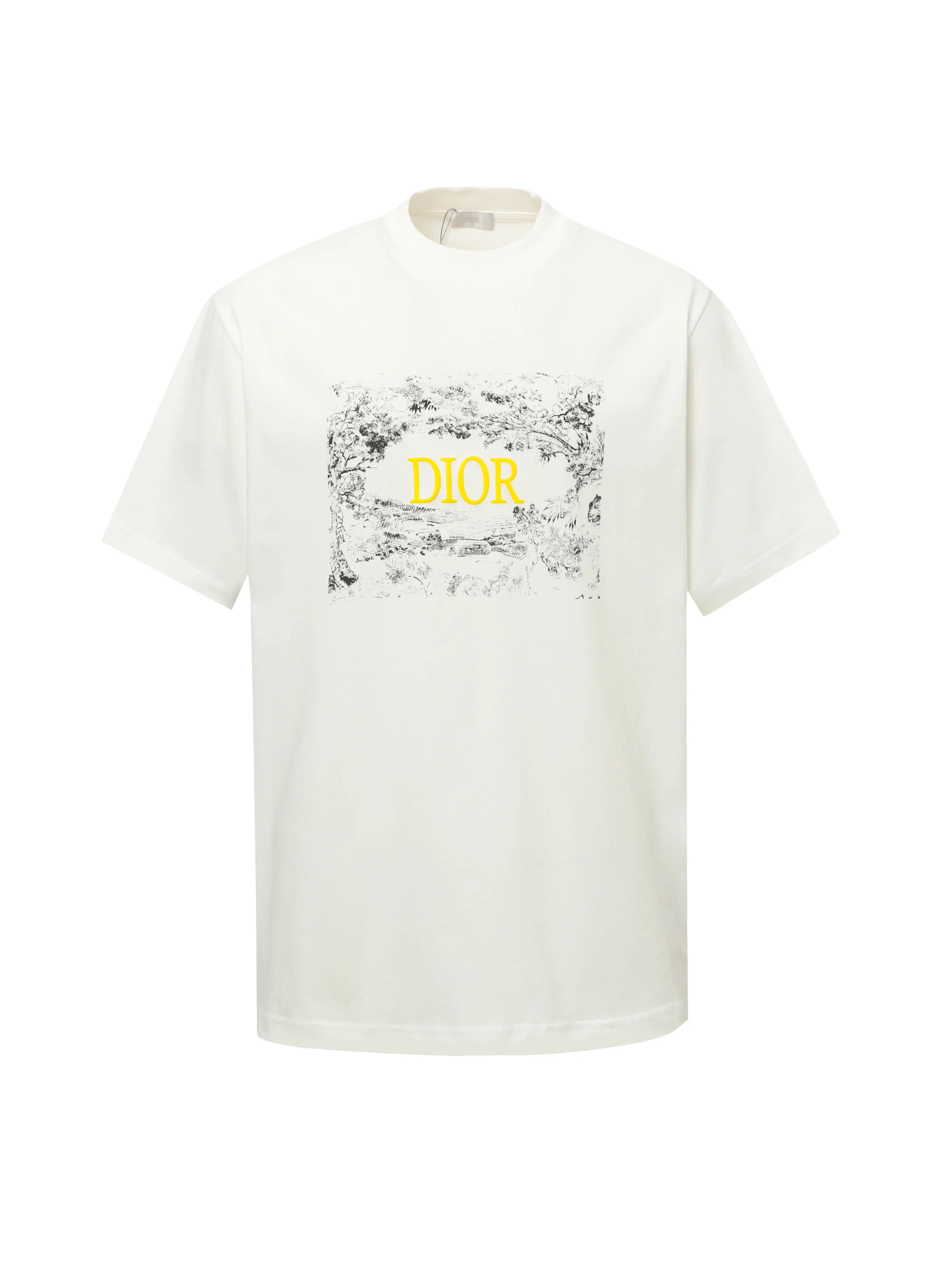 🅿️170 DIOR/Dior 25SS new hot-selling joint model T-shirt short sleeves with floral letter logo pattern on the chest. The first thing that catches the eye is the loose and comfortable black and white solid color versions~~ The ribbed round neck has become the best modification of its version, and the D family is used as the upper body The LOGO is listed on the chest, which highlights the texture even more! The most traditional modification method and the simplest color scale contrast form the strongest and direct contrast, and this is often the most concise and clear minimalist modification method~~A kind of nostalgic classic atmosphere is also there This work spreads inadvertently!! It is made of 280 grams of cotton material, which is unparalleled in terms of upper body comfort. It can be said to be a must-have companion in summer. Its excellent breathability and comfortable wearing feeling are unparalleled ~ Recommended!! Color: black, white SIXE: XS-L