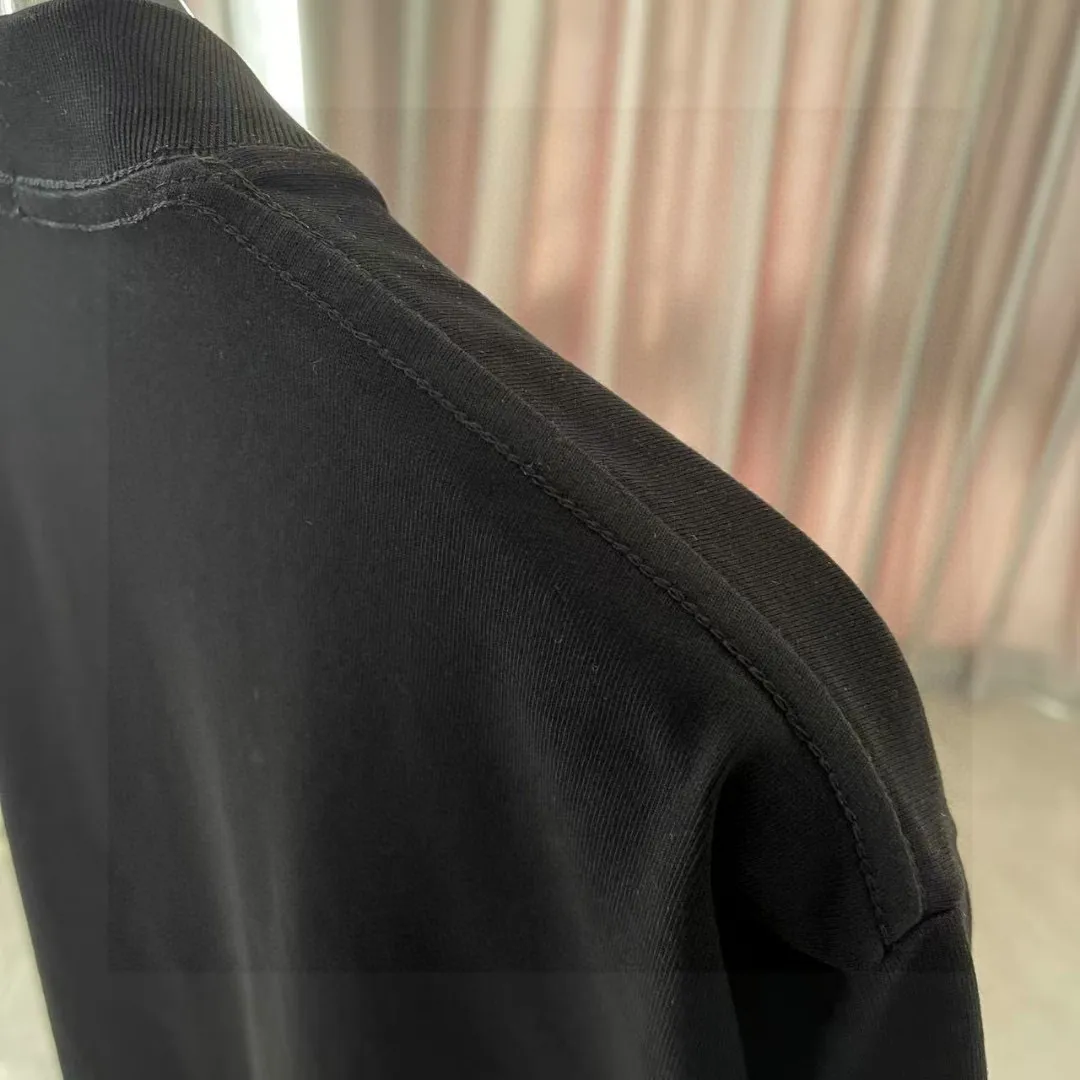 🅿️170 Dio*2025 autumn new style Personalized letter logo printing Short-sleeved T-shirt Customized fabric 300g Same style for men and women Color: Black White Pink Iron Gray Size: S M L XL XXL Five codes