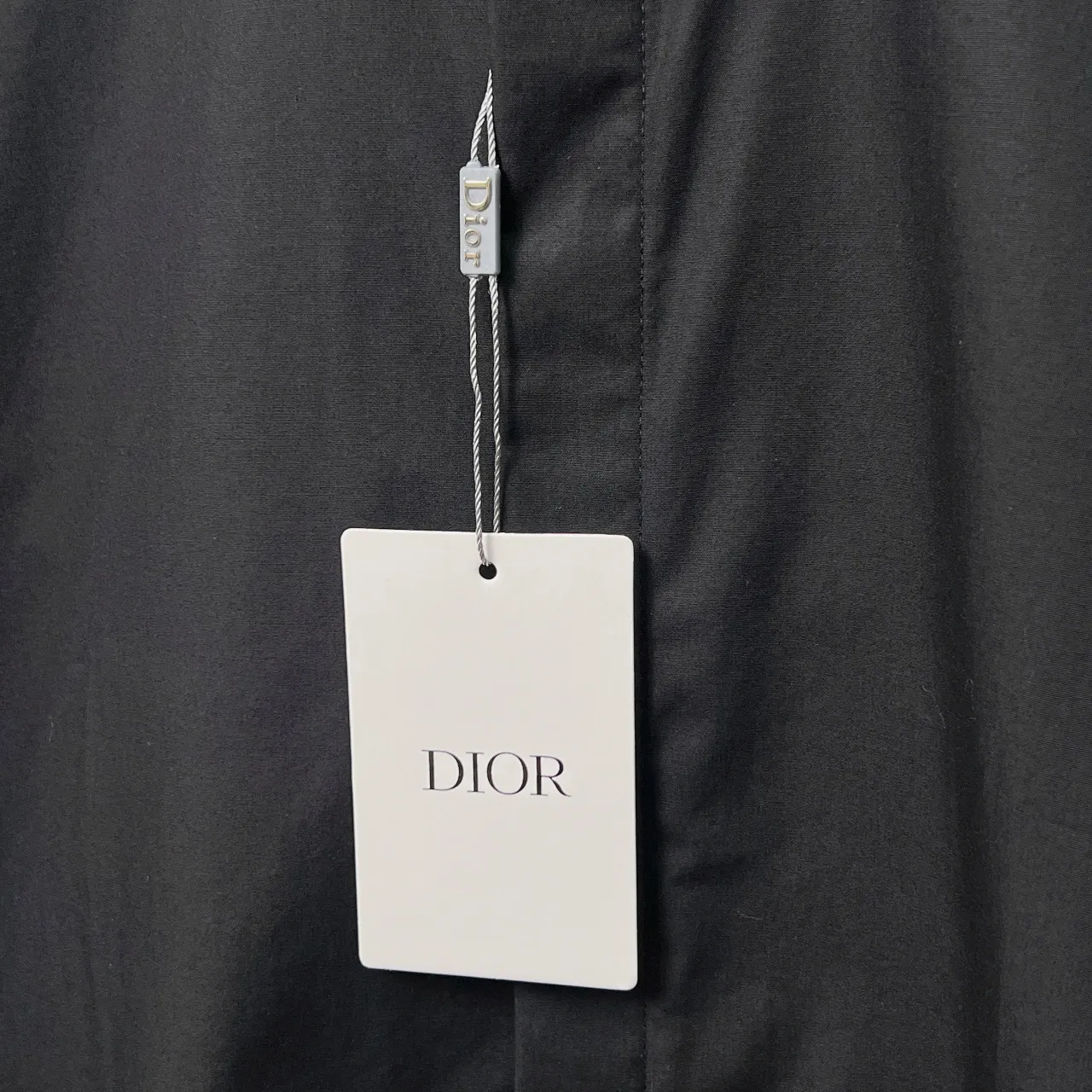🅿️326 DIO*/Dior classic metal bee shirt with collar point Size: M-4XL Color: black white