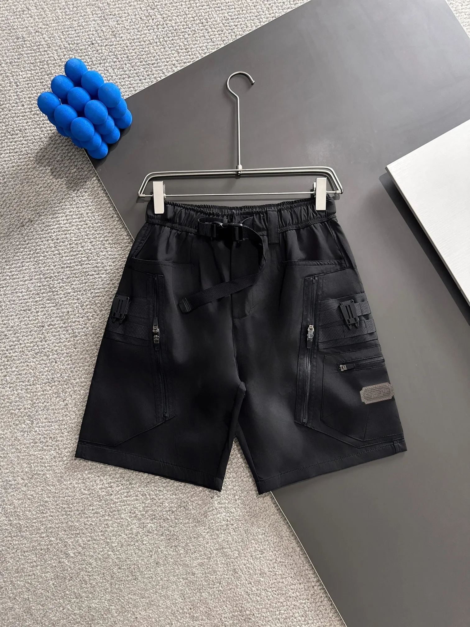 🅿️350 next day shipping Dior Heavy Industry Design Functional Workwear 2025 Men's Summer Multi-Pocket Paratrooper Pants Loose Sports Five-Fifth Pants Trendy Heavy Industry Medium Pants Size M-3XL