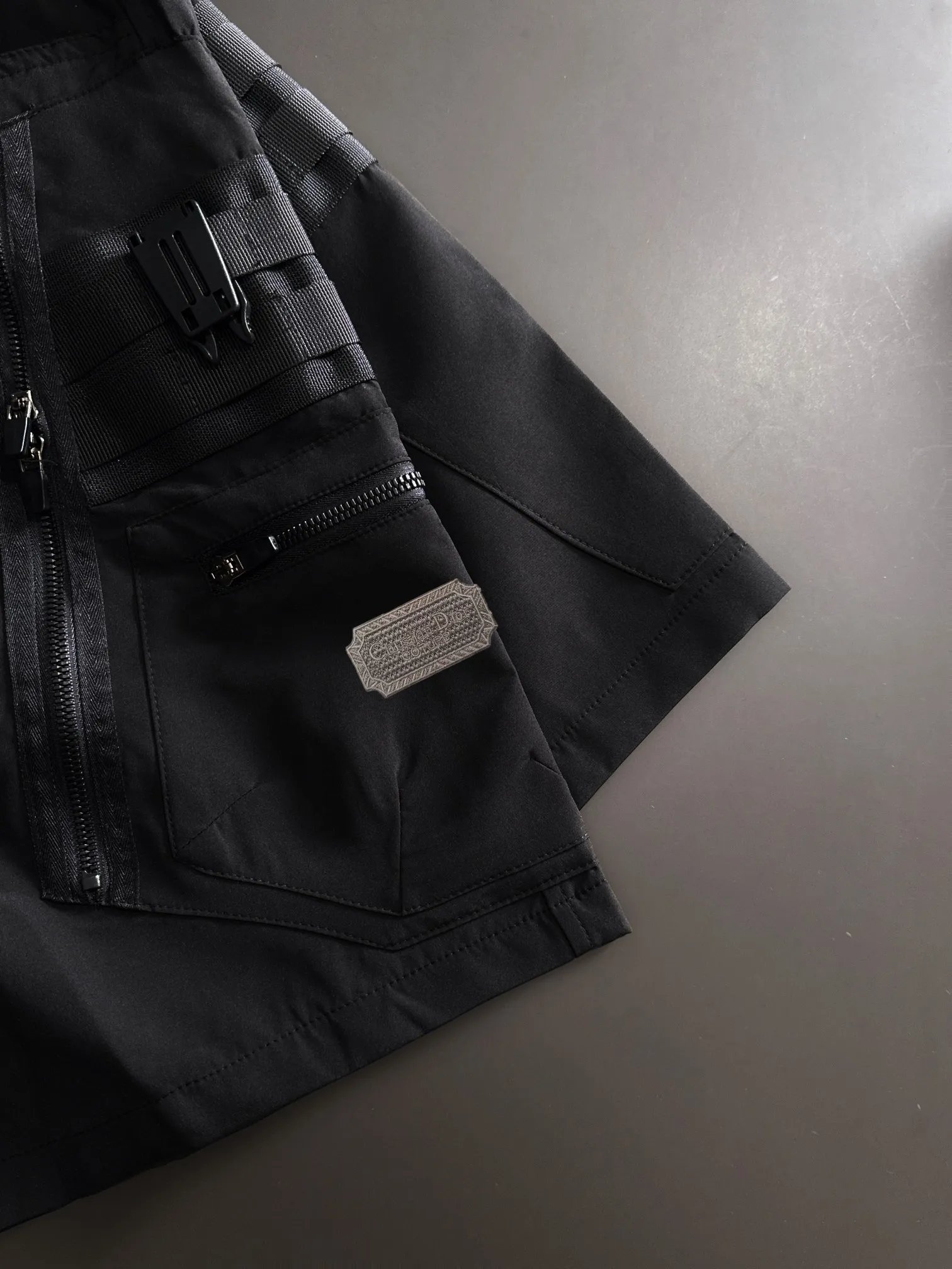🅿️350 next day shipping Dior Heavy Industry Design Functional Workwear 2025 Men's Summer Multi-Pocket Paratrooper Pants Loose Sports Five-Fifth Pants Trendy Heavy Industry Medium Pants Size M-3XL