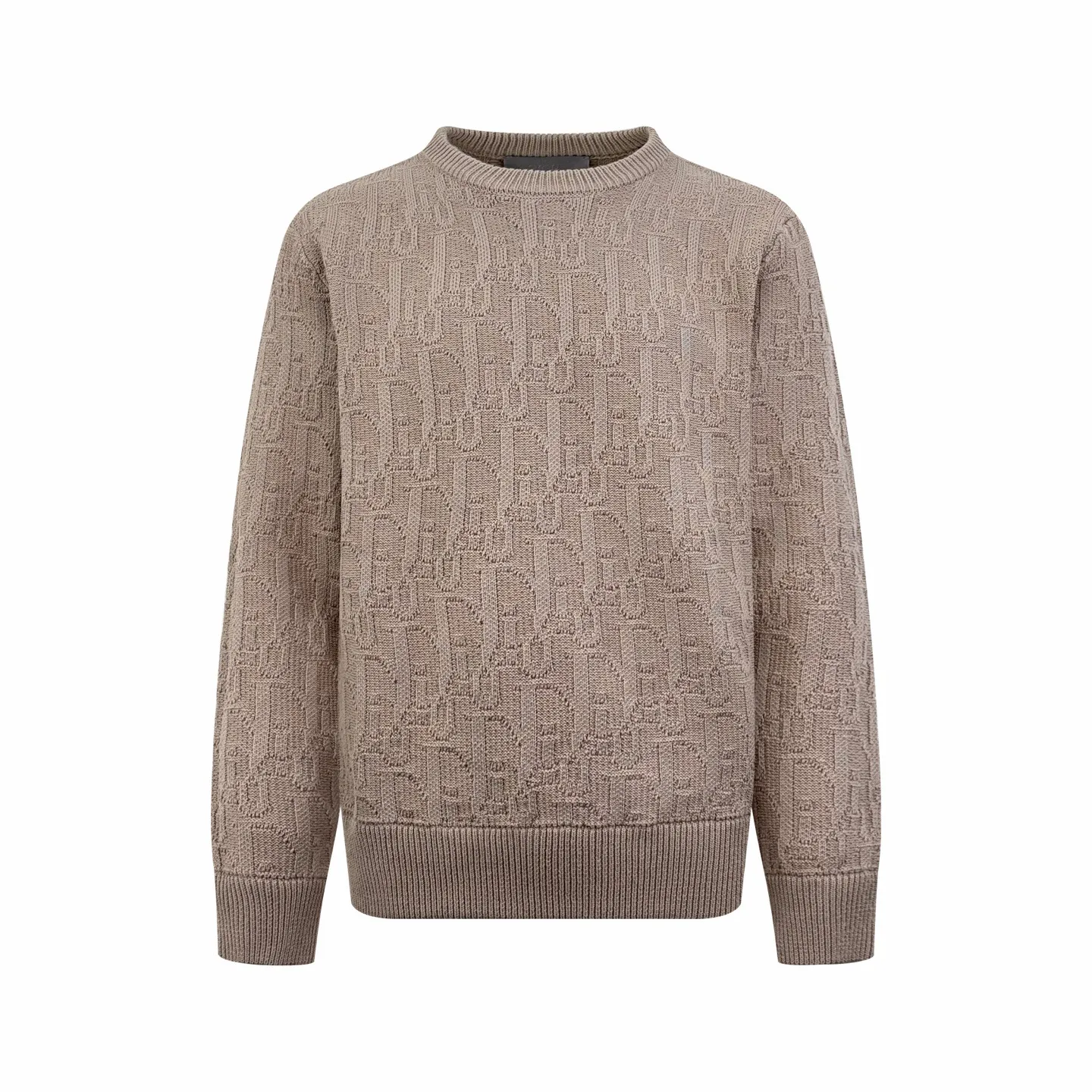 🅿️480 [Exclusive supply] CD Dark Pattern Presbyopic Crew Neck Sweater (Coffee Color) The original version was purchased for 19,000 and developed. The fabric is made of custom-woven cotton jacquard wool. It has excellent texture and is comfortable and close to the skin. It uses a classic black base to create a sense of black depth. Encounter the Dior Oblique pattern covering the body. It is delicately interwoven and dazzling. It shows the consistent luxury and elegance of the Dior brand. The looming jacquard dark pattern is like a walking ink painting. Every detail exudes charming charm. It is made of jacquard tissue imported from Germany. The arrangement and interweaving of yarns are precisely controlled. The Dior Oblique jacquard art pattern inlay is carefully interwoven on the loom. The fabric is more vivid and three-dimensional, with a curved thread structure. By changing the stitching method and the arrangement of yarns during the knitting process, the yarns present a curved distribution in the fabric. The garments are washed and softened to remove odors. Use professional washing equipment and specific detergents to deeply clean and deodorize clothes to improve the feel and appearance of clothes. Size:S-M-L-XL
