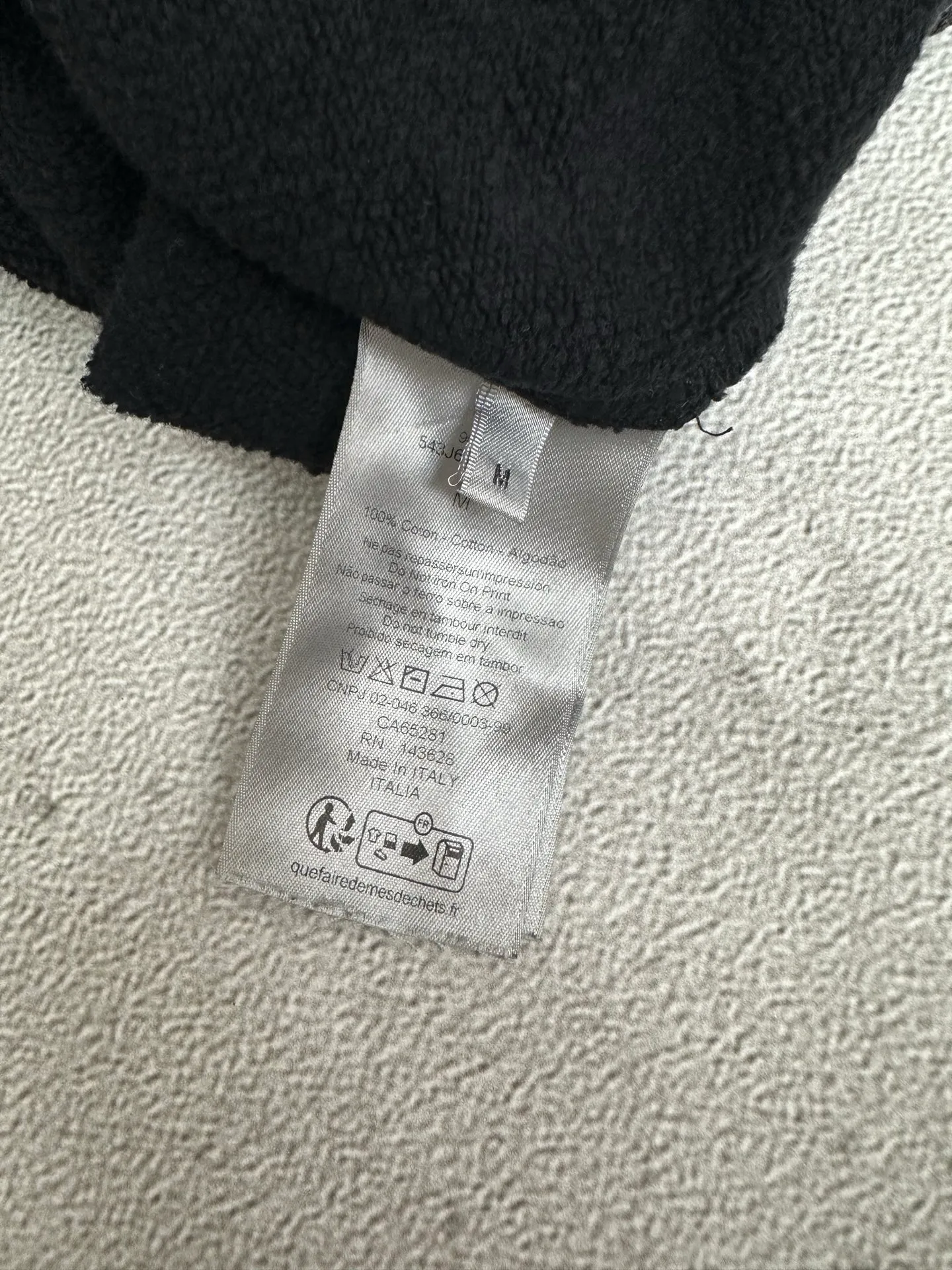 🅿️400 DIOR Dior classic letter logo half-zip long-sleeved sweatshirt, same style for men and women, complete with three standards, you can compare the quality at the counter at will Size: S M L XL