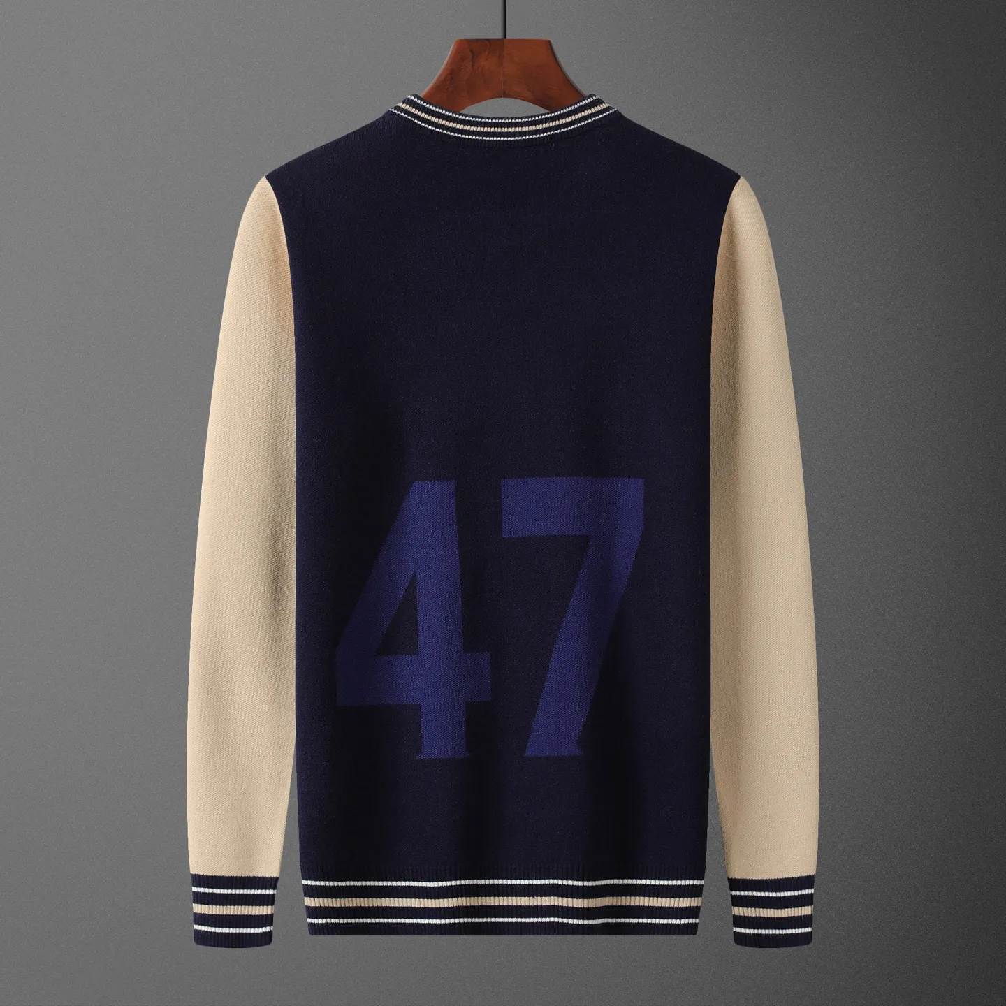 🅿️250 DIO•R, sweater, style number M2259#, size: M-XXXL, fabric: Modal. Anti-pilling, color: royal blue