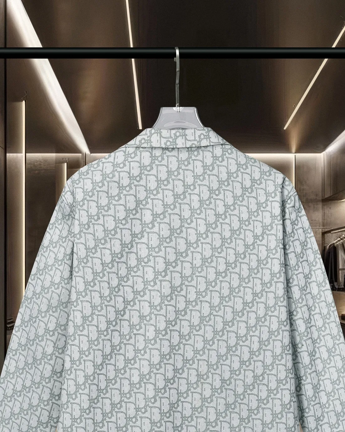 🅿️416 DIOR Dior's hot style is coming. All-over printed barrage logo lapel suit denim jacket. 2025ss official website new jacquard logo, exquisite logo. High-end version, custom-made fabrics at the counter. Highly breathable and comfortable, exquisitely crafted, with impeccable detail processing, custom-made logo engraved buttons, and complete three labels. Brand element design concept reflects high quality. It feels delicate and soft! It presents a casual cut and the upper body shape is great! 🐍Size: M-XXL