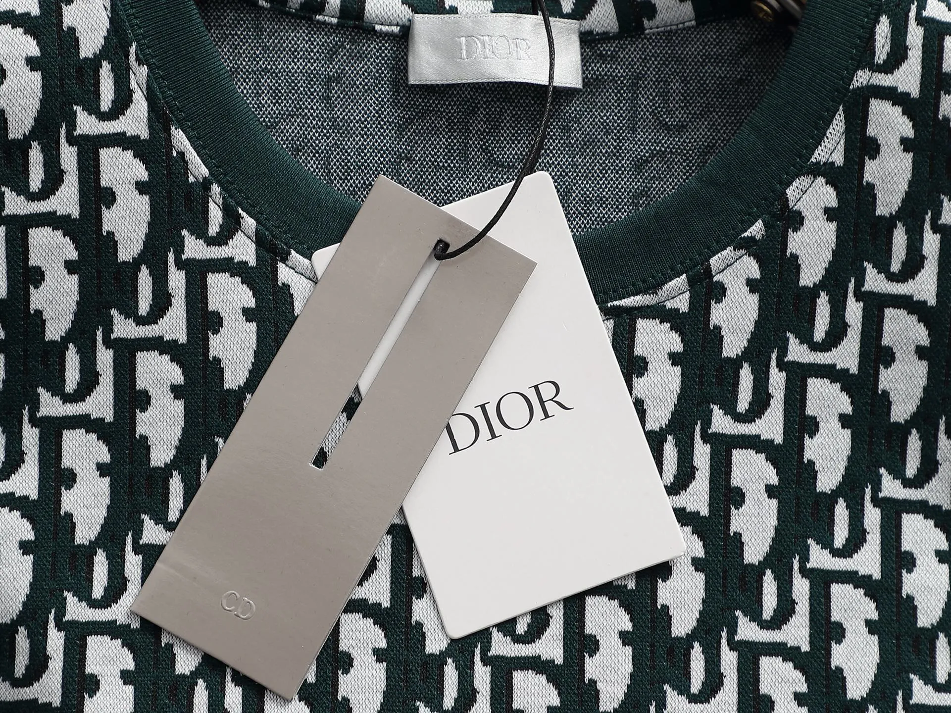 🅿️170 DIOR Dior CD letters dark jacquard Logo logo exquisitely upgraded, inspired by the 1980s retro Towel Original fabric Official same style Short-sleeved T-shirt suit Customized 260 grams of vat-dyed fabric Very comfortable to the touch The latest brick cabinet synchronization for spring and summer Fashionable and individual Size: XS~L