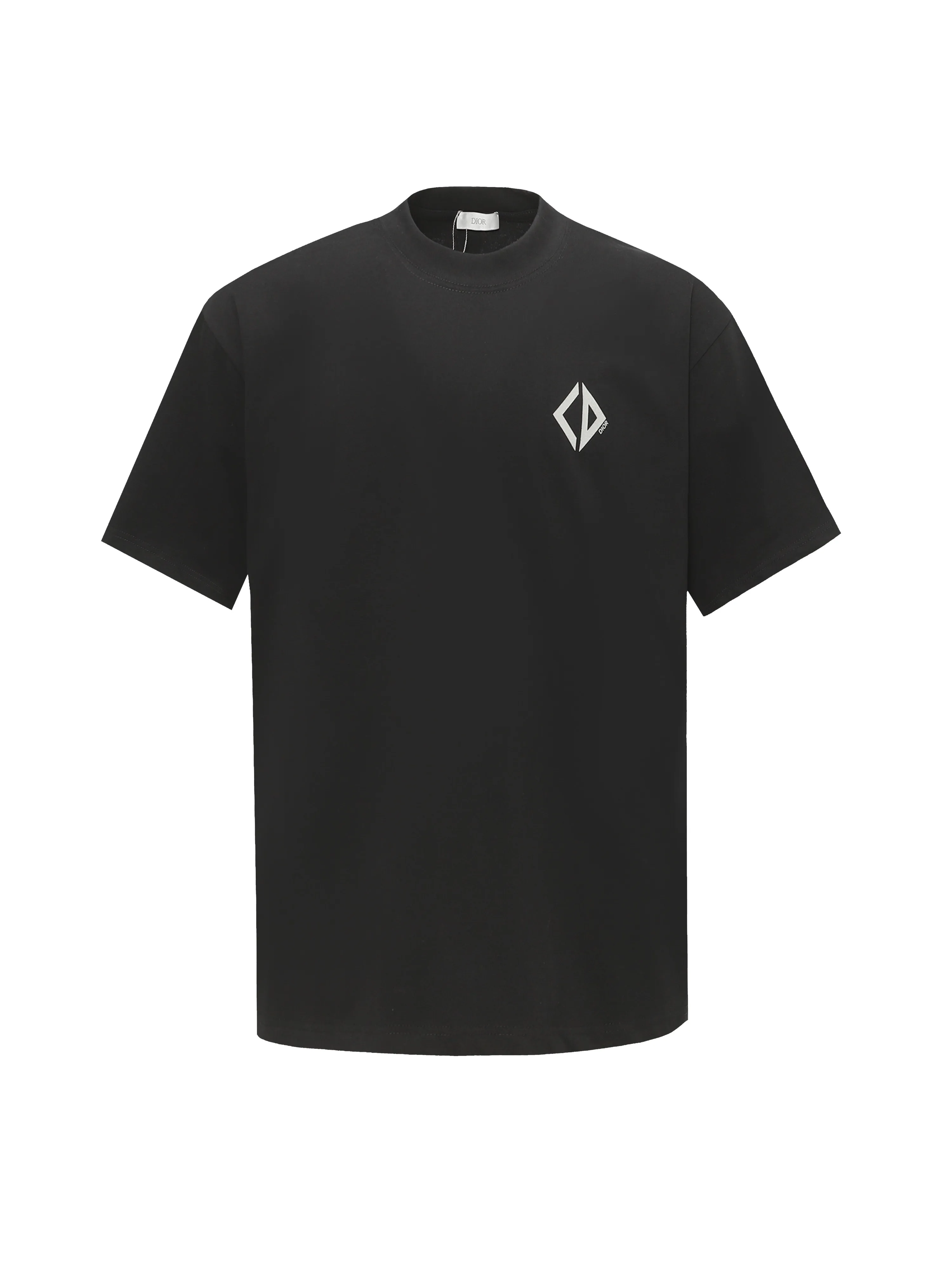 🅿️170 Reflective DIOR Dior CD diamond-shaped reflective letter short-sleeved T-shirt. A very simple and elegant style that is unparalleled in terms of upper body comfort. It interprets your luxury and taste and creates your fashionable charm! Washing method: It is recommended to dry clean or wrap the reverse side of the laundry bag in cold water and quickly machine wash it naturally to dry! Same style for men and women Color: White/Black Size: xs-l