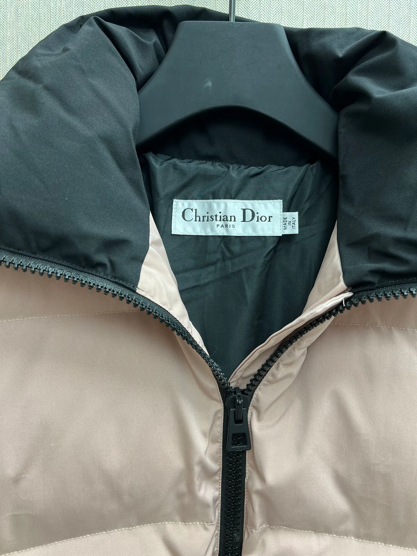 🅿️680 Dior 25ss new Dioralps Star pattern quilted taffeta with belt stand collar waist sleeveless vest women's pink code number: S.M.L.