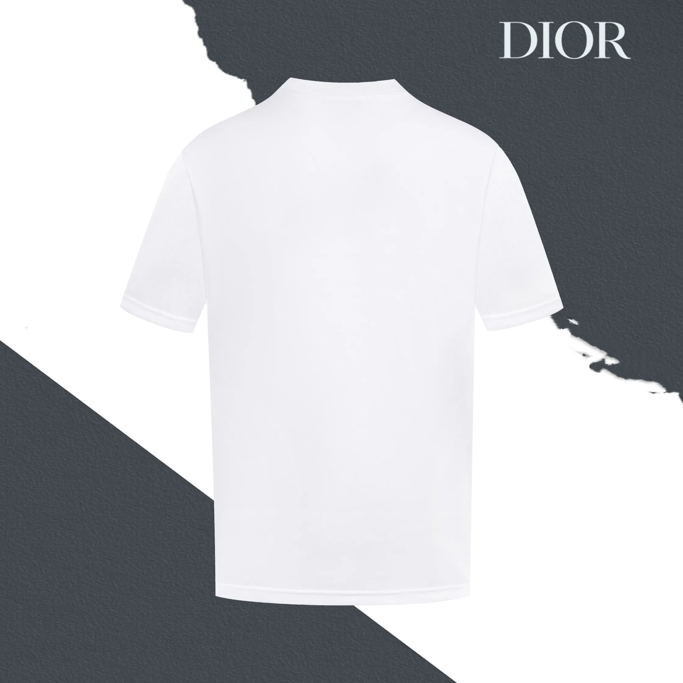 🅿️170 model number S030 Dior chest CD letter logo embroidered round neck short sleeves embroidered patch complete set of packaging with complete three labels original supporting accessories 1:1 main mark process very high-end has been pre-shrunk at high temperature and is not easy to deform after repeated washing. Pure cotton 280 grams high weight 32 double yarns no pilling no fading comfortable and breathable matching 1x1 thread in the same cylinder oversize loose version Can wear up to 220 pounds Color: white apricot Size: XS-L