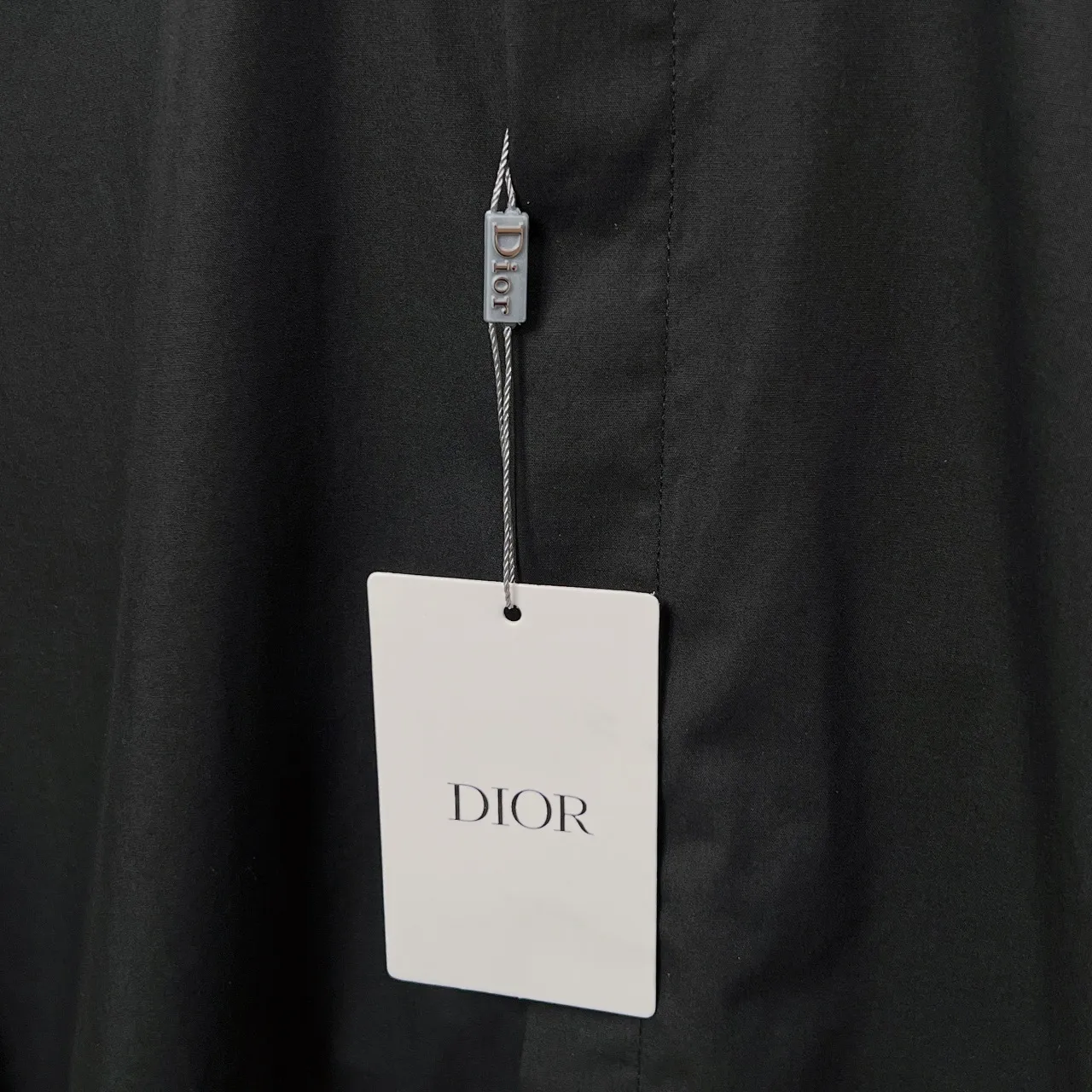 🅿️366 DIO*/Dior collar color-blocked bee embroidered shirt Size: M-3XL Color: Black White