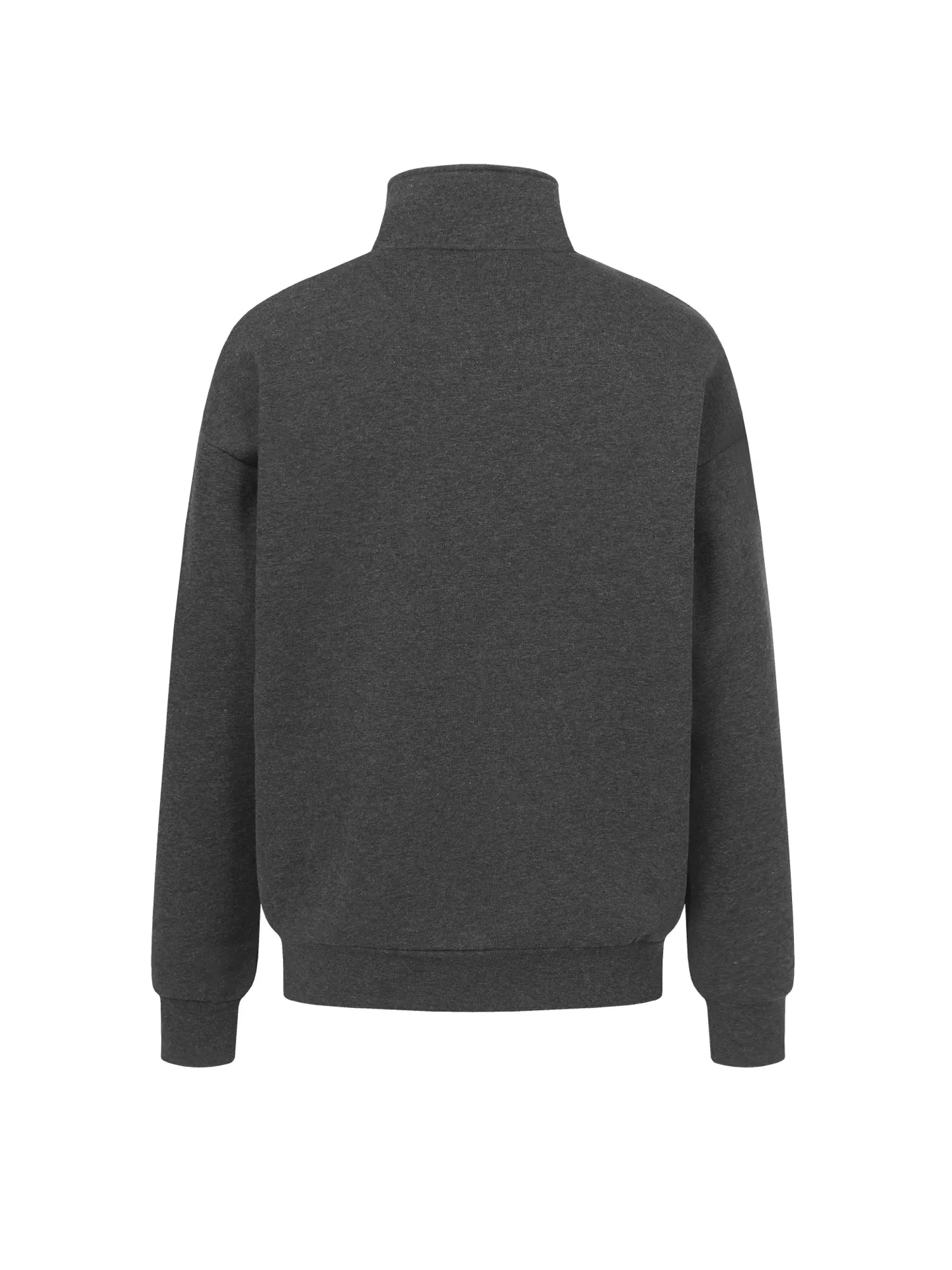 🅿️400 DIOR/Dior 25ss new half-zip sweatshirt, dark gray cotton fleece fabric, CD Icon embroidery, this CD Icon half-zip sweatshirt injects modern style into classic items. Crafted from dark gray cotton fleece in an oversized fit, it features a debossed CD icon embroidered on the chest. Zip collar to pair with this season's jeans for a distinctly modern look Size: S.M.L.XL