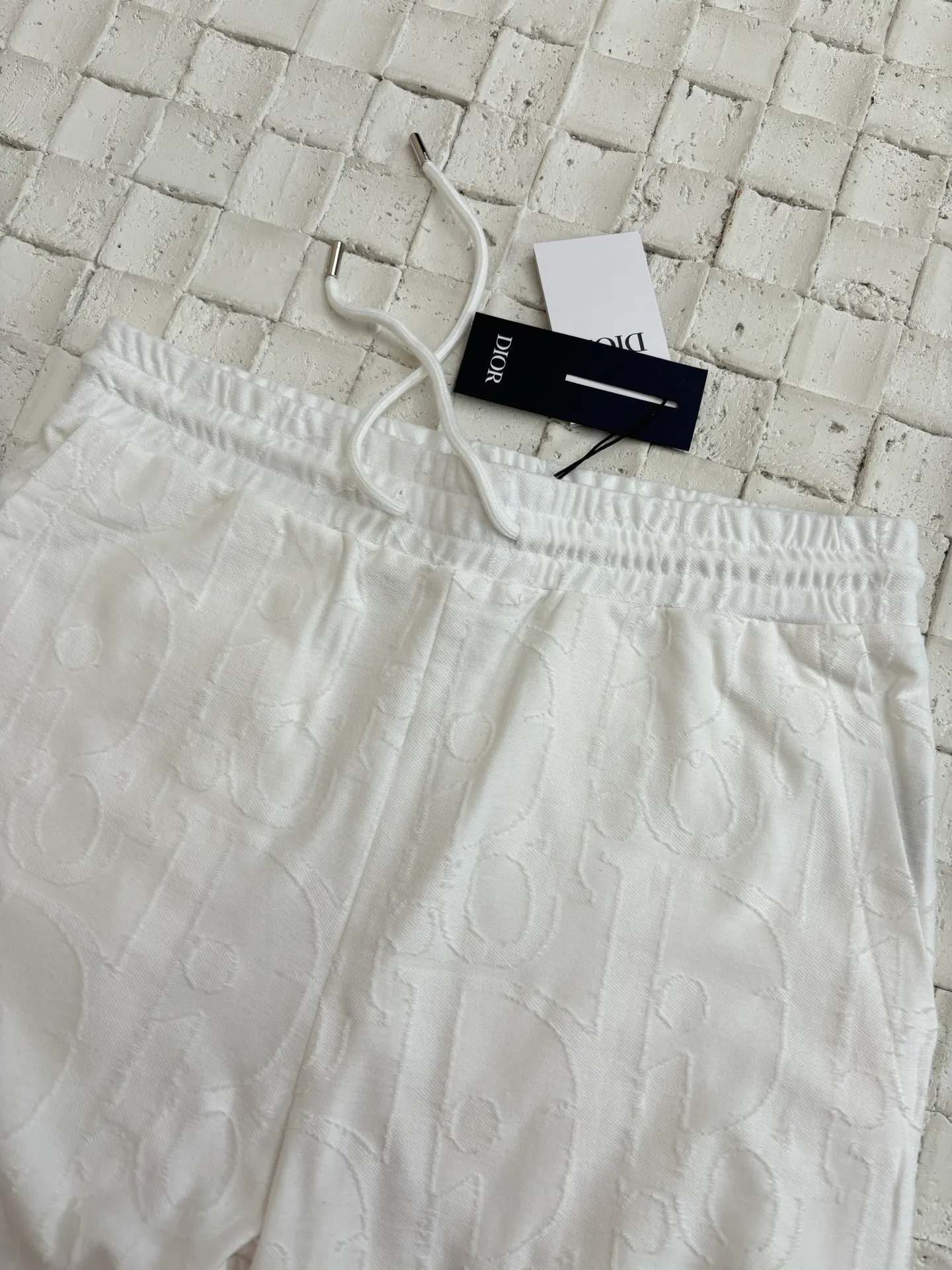 🅿️360 Dio*/Dior dark grain sheared jacquard shorts are carefully made of navy blue cotton jersey fabric and decorated with an Oblique print design with cut-thread jacquard technology. Add a casual touch.  Size：S/M/L/XL