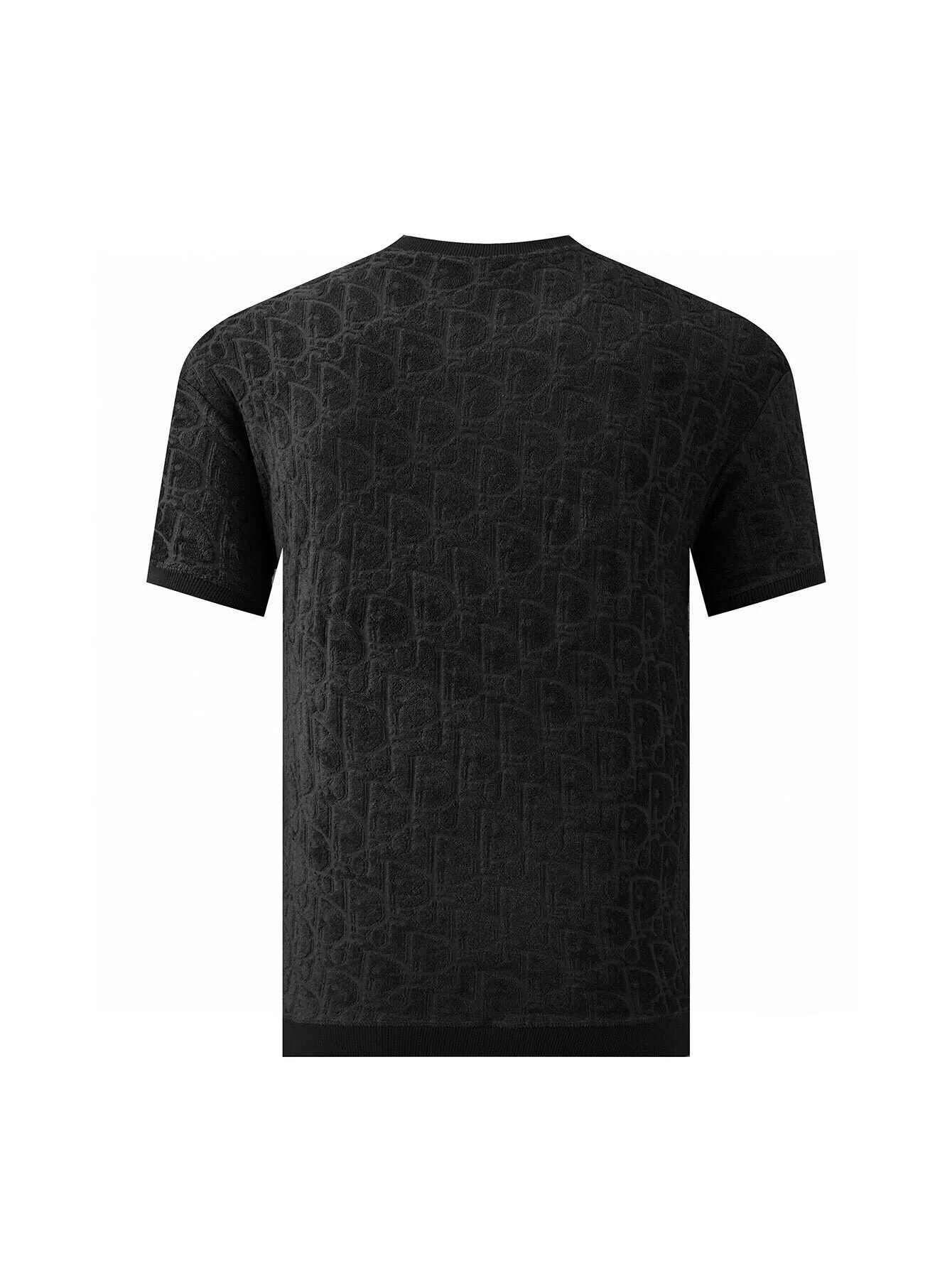 🅿️260 (ZP version) -Dior official website classic towel embroidered jacquard short-sleeved T-shirt, same style for men and women -Using the original 280g custom-made cotton imported Luwei towel jacquard fabric, threads are dyed in the same cylinder with zero color difference, exclusive quality difference currency, welcome to compare -Color: black white blue -Code number: S M L XL