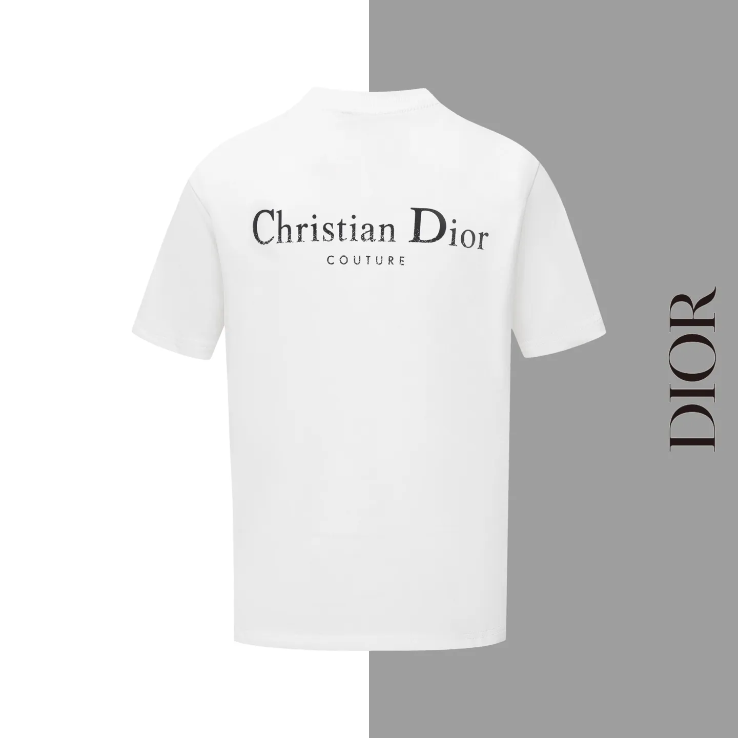 🅿️170 Style #Z10 Round neck short sleeves with dior lettering on the front and back. The same style as the LOUISVUITTON official website. Fabric: 32-count double yarn 280g pure cotton fabric. Weaving and dyeing threads of the same color in the same cylinder. Consistent colors. Process: imported machine white ink direct-jet printing. Supporting: complete three-label cardboard, oil paper and code sticker packaging. High-temperature pre-shrinking process before production, no shrinkage and deformation. Imported machine professional plate production os version Can wear up to 200 pounds. The size is measured manually. The error of 2-3cm is normal. Color: black white size: s m l xl