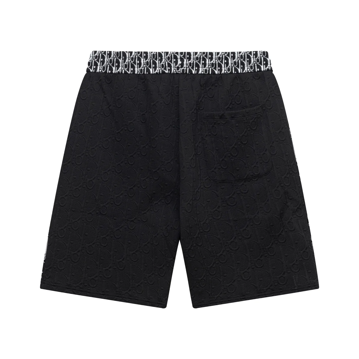 🅿️200 DIOR Dior 2025 new model Light luxury Ribbon splicing Back opening pockets Daily commuting for men and women A must-have casual shorts Customized jacquard fabric Built-in drawstring to adjust the elastic waist design