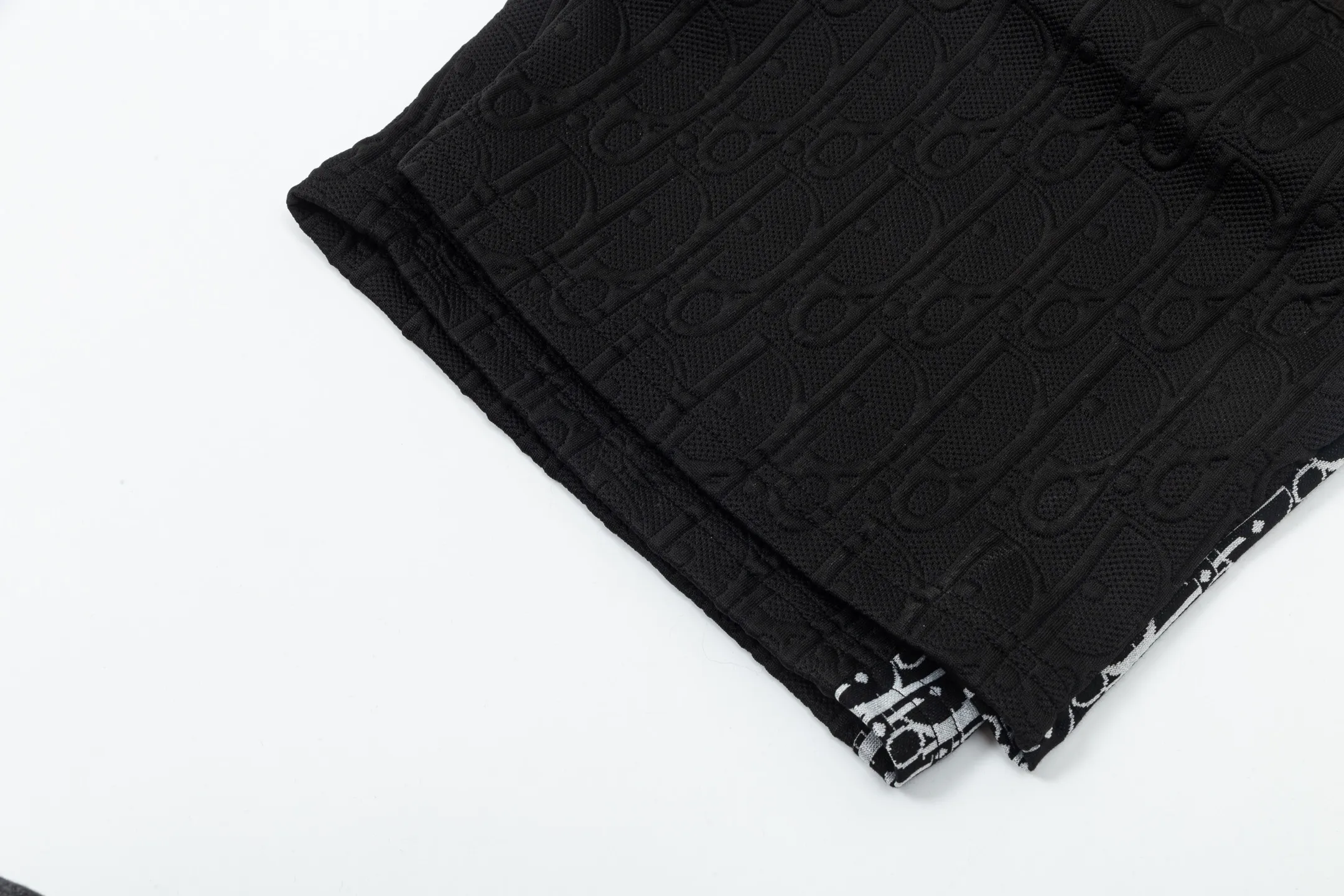 🅿️200 DIOR Dior 2025 new model Light luxury Ribbon splicing Back opening pockets Daily commuting for men and women A must-have casual shorts Customized jacquard fabric Built-in drawstring to adjust the elastic waist design