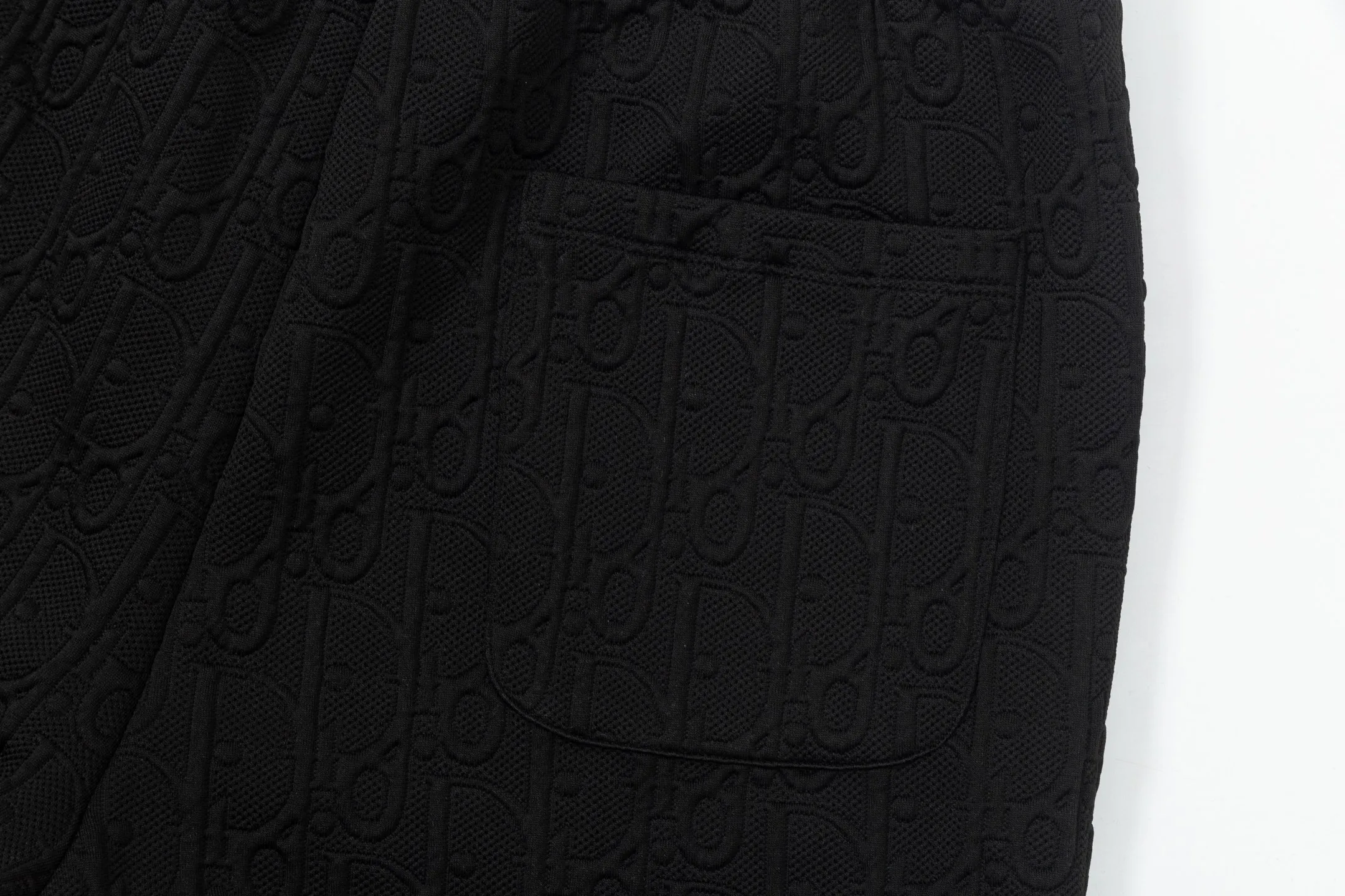 🅿️200 DIOR Dior 2025 new model Light luxury Ribbon splicing Back opening pockets Daily commuting for men and women A must-have casual shorts Customized jacquard fabric Built-in drawstring to adjust the elastic waist design