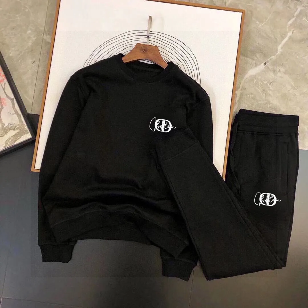 🅿️380 [Dior Dior] (Fat Man Gospel) hot-selling suit is coming. Focus on the original version of the official website. 2025 new hot-selling sweatshirt suit. The original order is the best. 🇭🇰The meticulous work of top designers is dedicated to a fitting and perfect upper body effect. All-natural high-quality Roman cotton 100%, close-fitting comfort, noble and elegant! Original hardware embodies elegance and nobility! Counter size: M-5XL (maximum wear up to 220 pounds)