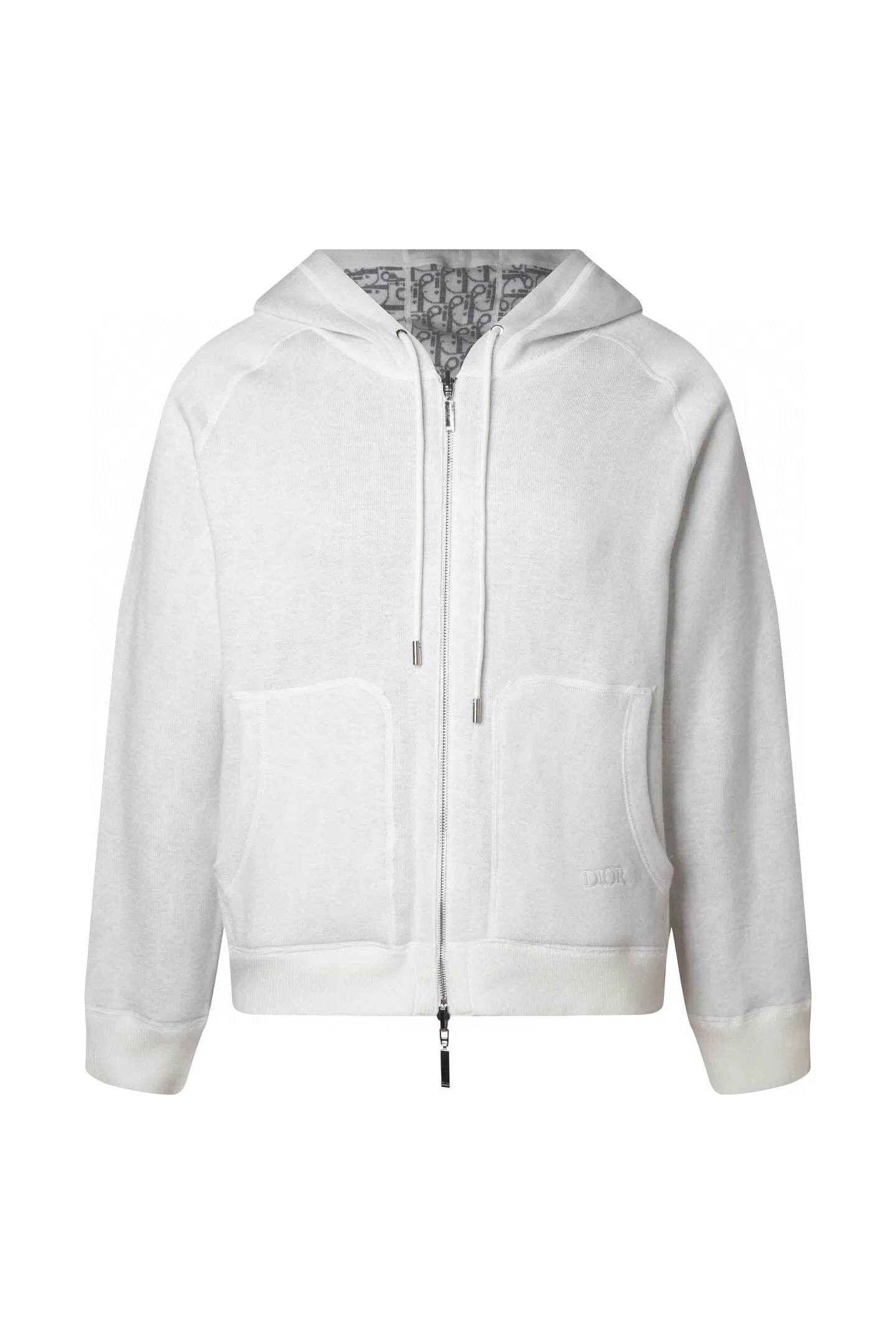 🅿️720 (No pressure in and out of the cabinet🔥 ZP version) Thick cashmere Double-sided🉑️Wearable The size is too large⚠️-Dior official website classic style🔥 Double-sided wearable different style letter logo jacquard cashmere blend hooded sweater jacket Men and women alike -Using ZP custom-dyed cashmere wool 98% cashmere fabric Threads are custom-dyed in the same cylinder with zero color difference Full set of auxiliary materials customized to distinguish the market currency. Welcome to compare - Color White Gray Dark Gray - Size S M L S-150 M -170 L-200 or less
