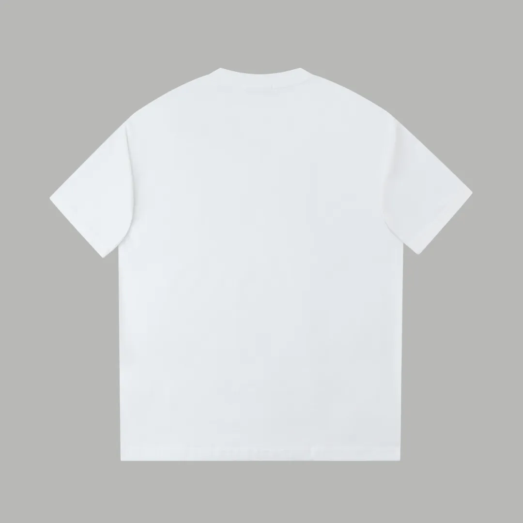 🅿️220 ✨DIO✨🆕25SS spring and summer new style Classic logo co-branded short-sleeved light luxury essential item for daily commuting for men and women Correct version Welcome to compare Detailed features · 260g 100% pure cotton double yarn jersey fabric · Custom dyed in the same cylinder, special thickened 32 double-strand 1X1 threads · Double-needle stitching cross-stitching process · Original main mark, washed tag, brand moisture-proof paper packaging Color: wine purple/black/military green/white/cyan/pink/ Size: S/M/L/XL