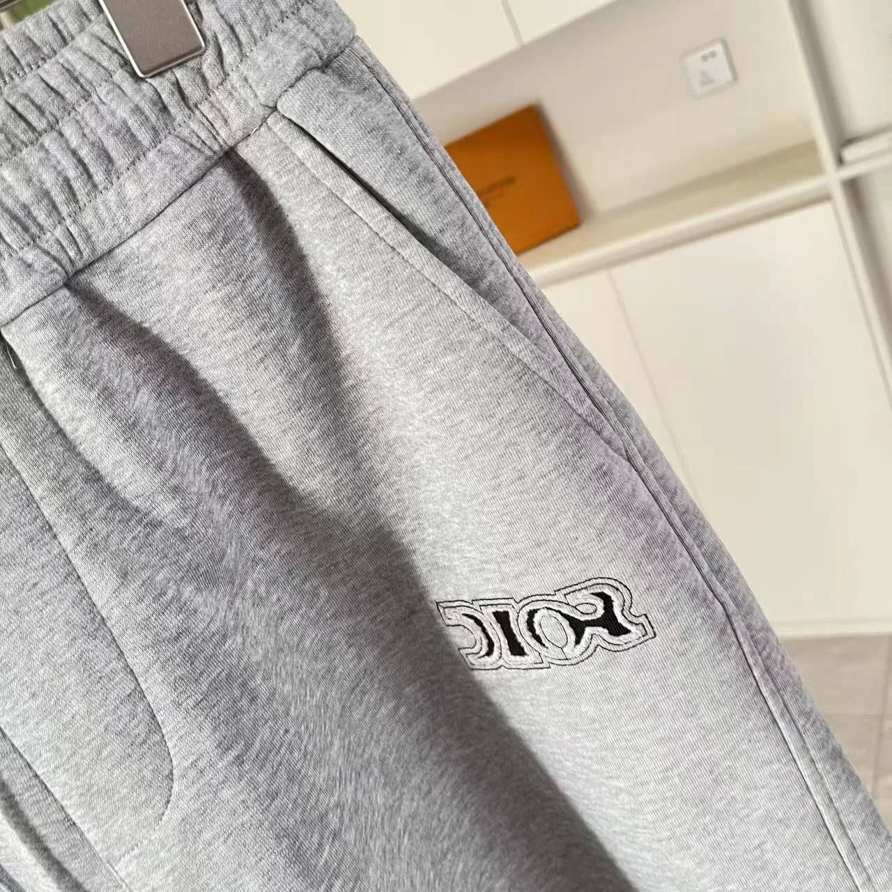 🅿️280 Dio 2025 new summer shorts, personalized letter logo embroidery, customized fabric 350g, same style for men and women, color: black, white, gray, size: M L XL XXL XXXL five sizes