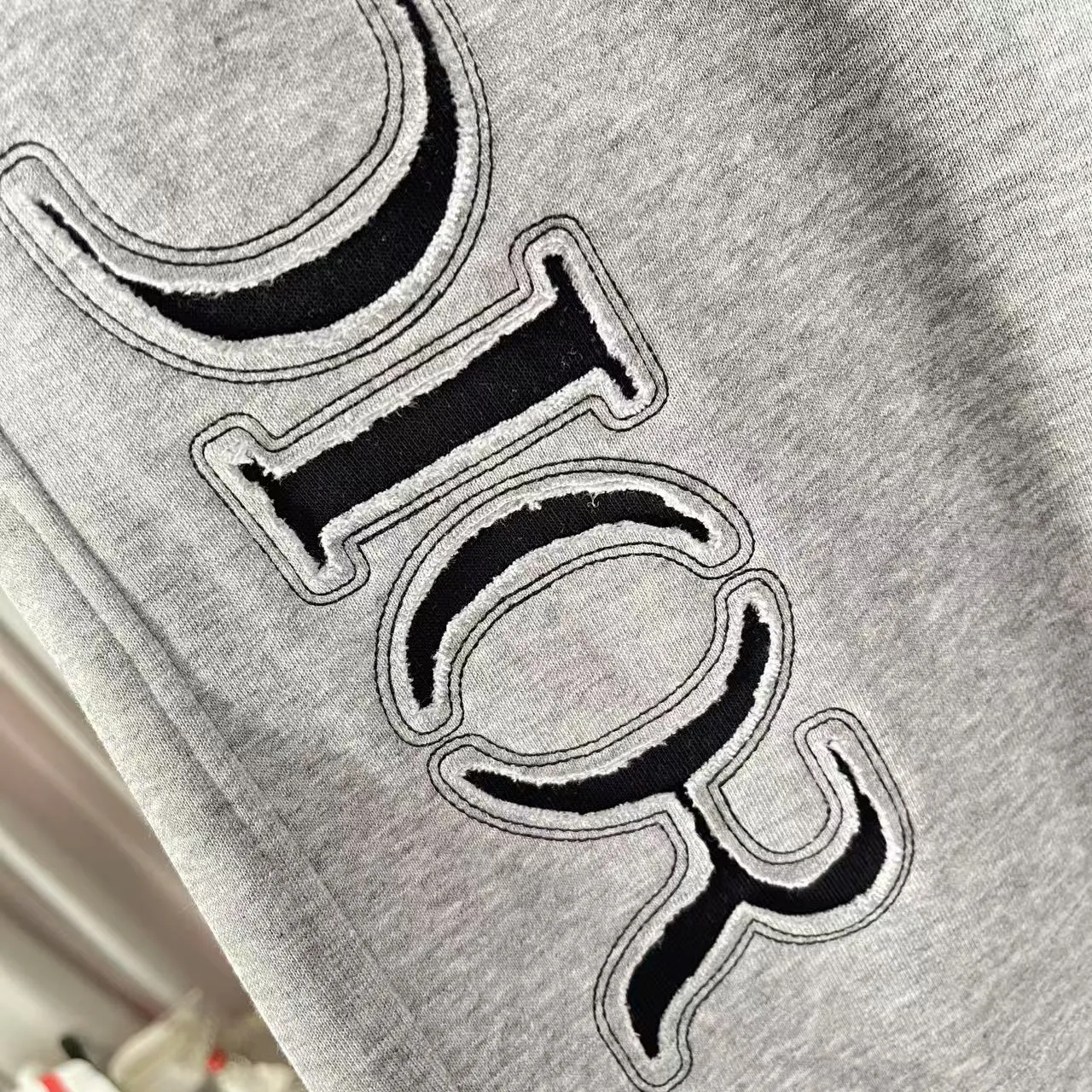 🅿️280 Dio 2025 new summer shorts, personalized letter logo embroidery, customized fabric 350g, same style for men and women, color: black, white, gray, size: M L XL XXL XXXL five sizes