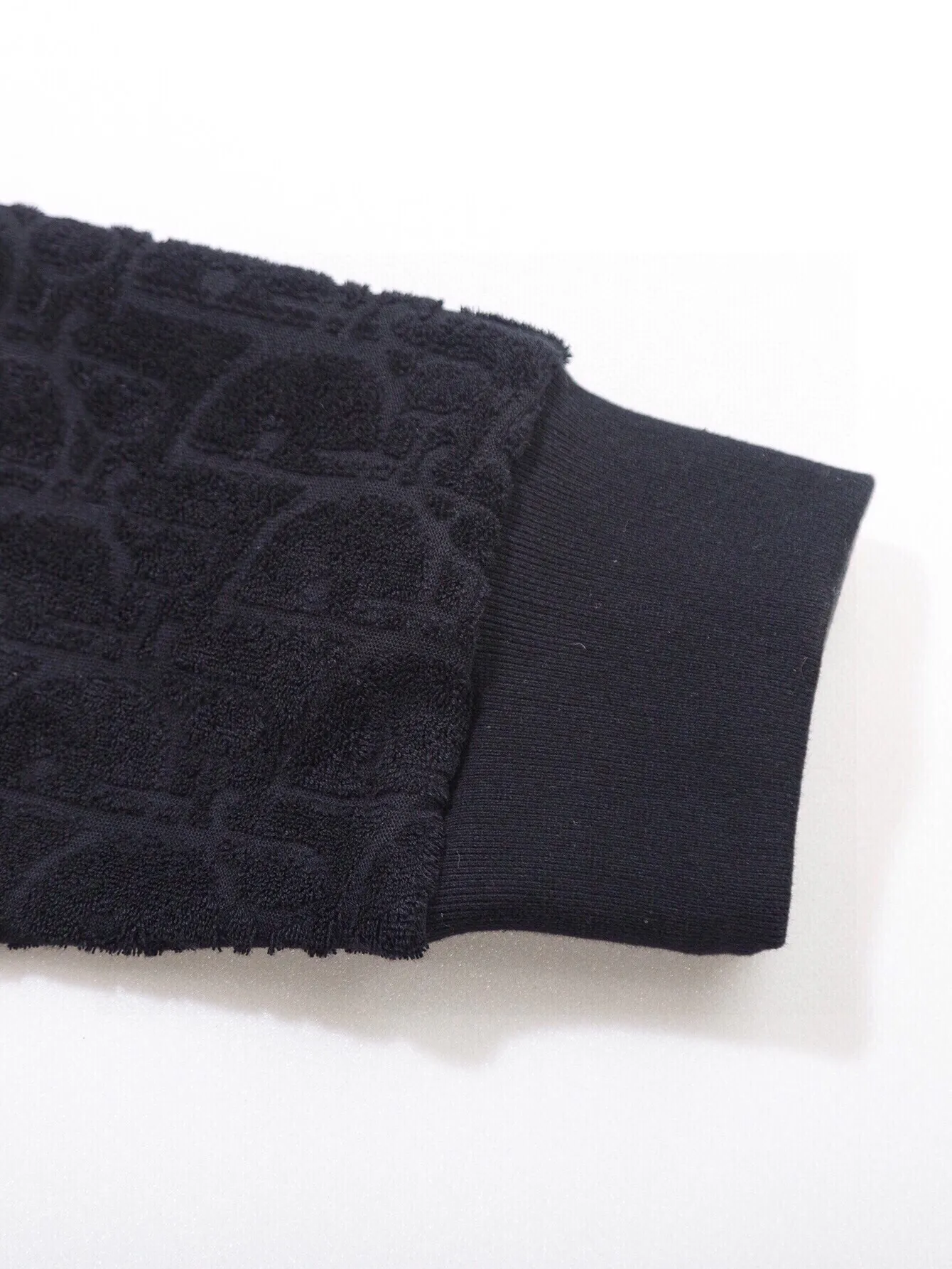 🅿️500 (zp version) Long-term replenishment - Dior presbyopic all-over printed towel embroidered jacquard splicing presbyopic hooded hooded jacket with velvet - Made of original imported terry embroidered jacquard counter-woven and dyed fabric ZP consistent accessories customization Exclusive quality difference currency Welcome to compare - Color: black - Size: S M L XL
