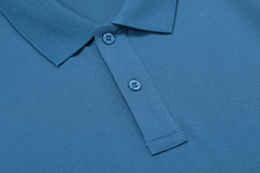 🅿️190 DIOR Dior 2025 new embroidered bee logo couple casual polo shirt ·Customized pique cotton fabric ·Imported Tajima machine embroidery technology ·Collar label, hangtag, main mark and three complete labels Color: blue Size: M-XXXL