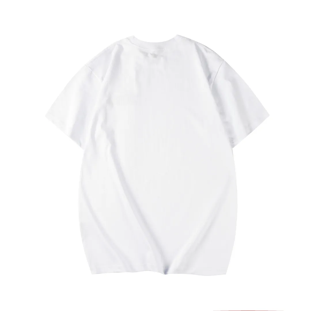 🅿️190 CD 2025 new style embroidered letter short sleeves. This T-shirt is from the DO AND KAWS limited series. Crafted from cotton jersey and embellished with DO AND KAWS embroidery, the Do logo is reinterpreted as a colorful snake. Wear it with the limited edition trousers for a refined look.  Cotton jersey fabric is a knitted fabric made of cotton fiber. The fabric has good moisture absorption and breathability. The softness and skin-friendly nature of the cotton fiber make the fabric feel comfortable to the touch. The fabric structure gives the fabric a certain degree of strength and stability, but its elasticity may be less than other complex weaving methods.  The tatami mat serves as the base for embroidery, ensuring its surface is flat and suitable for embroidery. The stitches of the embroidery are very tight, which makes the surface of the embroidery pattern smooth and delicate, and feels smooth to the touch. The use of bright silk threads for embroidery makes the pattern rich and full in color and has a strong visual impact.  Using a backstitch stitch, embroider along the edges of the design. The embroidery keeps the stitches tight and flat, and embroiders narrow strip-like graphics to ensure that the hemming effect shows a strong sense of line and three-dimensionality. CD / KAWS loose fit T-shirt Fabric: 12S fine cotton plain fabric / 310G Rib: 21S double yarn stretcher / 420G This T-shirt is from the DO AND KAWS limited series. Crafted from cotton jersey and embellished with DO AND KAWS embroidery, the Do logo is reinterpreted as a colorful snake. Wear it with the limited edition trousers for a refined look.  Cotton jersey fabric is a knitted fabric made of cotton fiber. The fabric has good moisture absorption and breathability. The softness and skin-friendly nature of the cotton fiber make the fabric feel comfortable to the touch. The fabric structure gives the fabric a certain degree of strength and stability, but its elasticity may be less than other complex weaving methods.  The tatami mat serves as the base for embroidery, ensuring its surface is flat and suitable for embroidery. The stitches of the embroidery are very tight, which makes the surface of the embroidery pattern smooth and delicate, and feels smooth to the touch. The use of bright silk threads for embroidery makes the pattern rich and full in color and has a strong visual impact.  Using a backstitch stitch, embroider along the edges of the design. The embroidery keeps the stitches tight and flat, and embroiders narrow strip-like graphics to ensure that the hemming effect shows a strong sense of line and three-dimensionality. Size: XS S M L