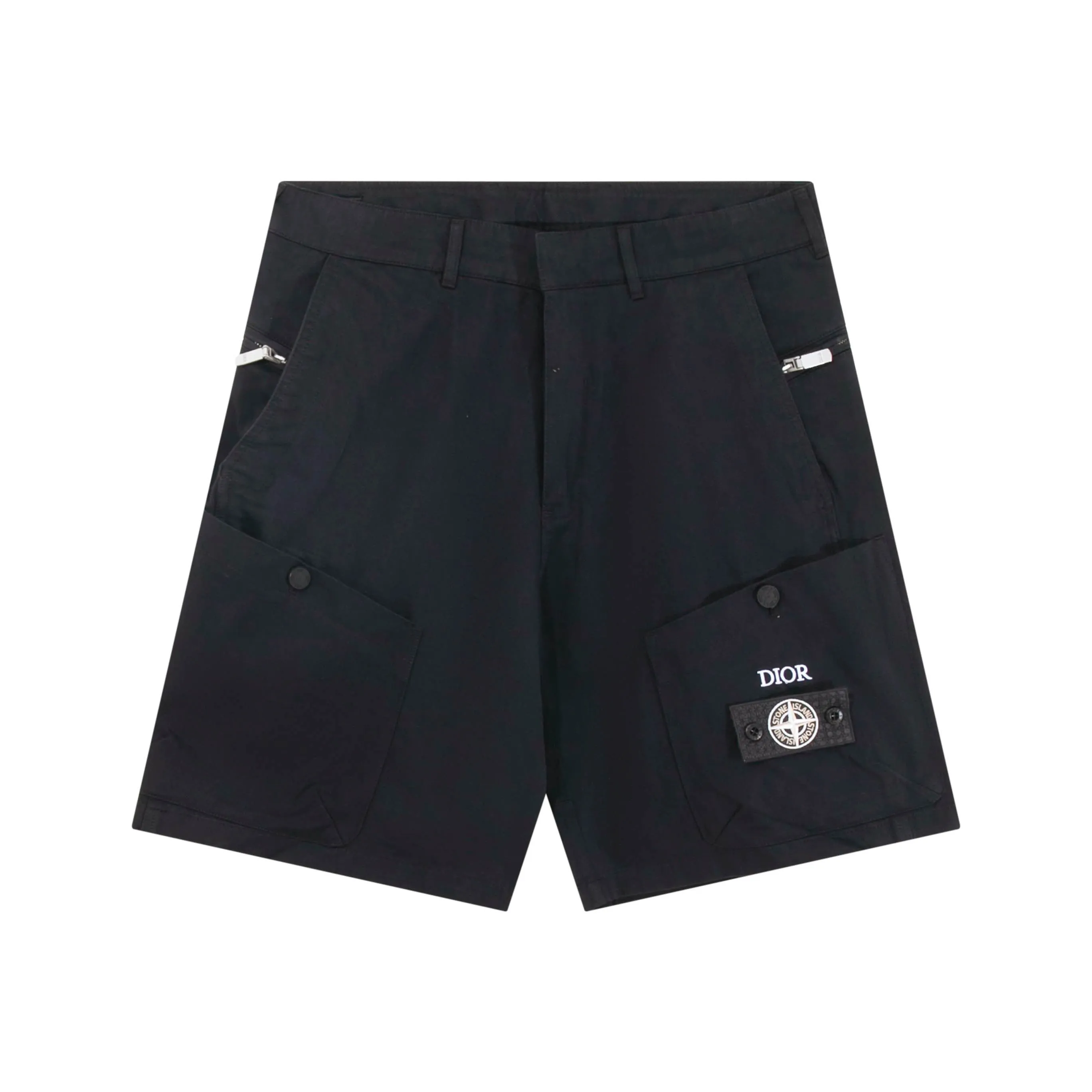 🅿️290 high quality new Diox Stone Island co-branded logo shorts The fabric is made of custom-made woven fabric, which is silky and super soft compared to the original. The texture and strands of the fabric are clear and obvious, and the drape is first-class. The workmanship is exquisite and meets the foreign trade export standards. There are 4.5 stitches per centimeter. Every seam is pressed with open stitching, and the stitching is as neat as a ruler. , Made of woven floral cotton ribbon, the weaving is tight and soft to the touch. The embroidery process uses Behringer embroidery machine, which makes the embroidery colors more full and the embroidery more three-dimensional. The upper body effect is good, the same style for men and women, simple and versatile, purchasing heavyweight items, feel free to compare the quality of any on the market! Size: xs-l