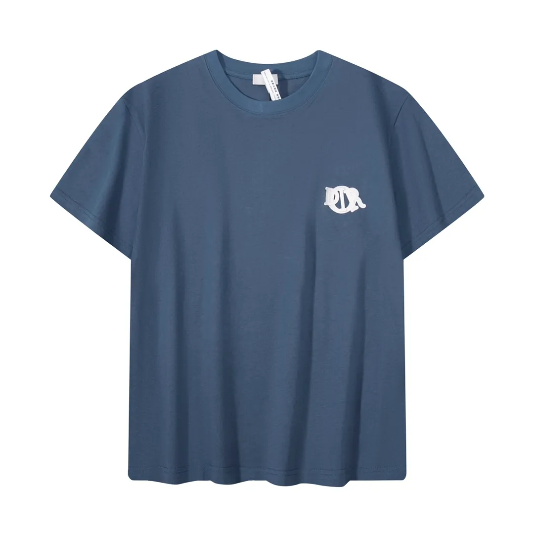 🅿️200 High-quality new DIOR-Dior-graphic design reinterprets the classic patch letter Dior logo short-sleeved T-shirt Size: XS-L