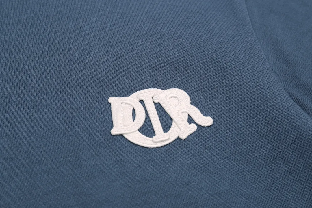 🅿️200 High-quality new DIOR-Dior-graphic design reinterprets the classic patch letter Dior logo short-sleeved T-shirt Size: XS-L